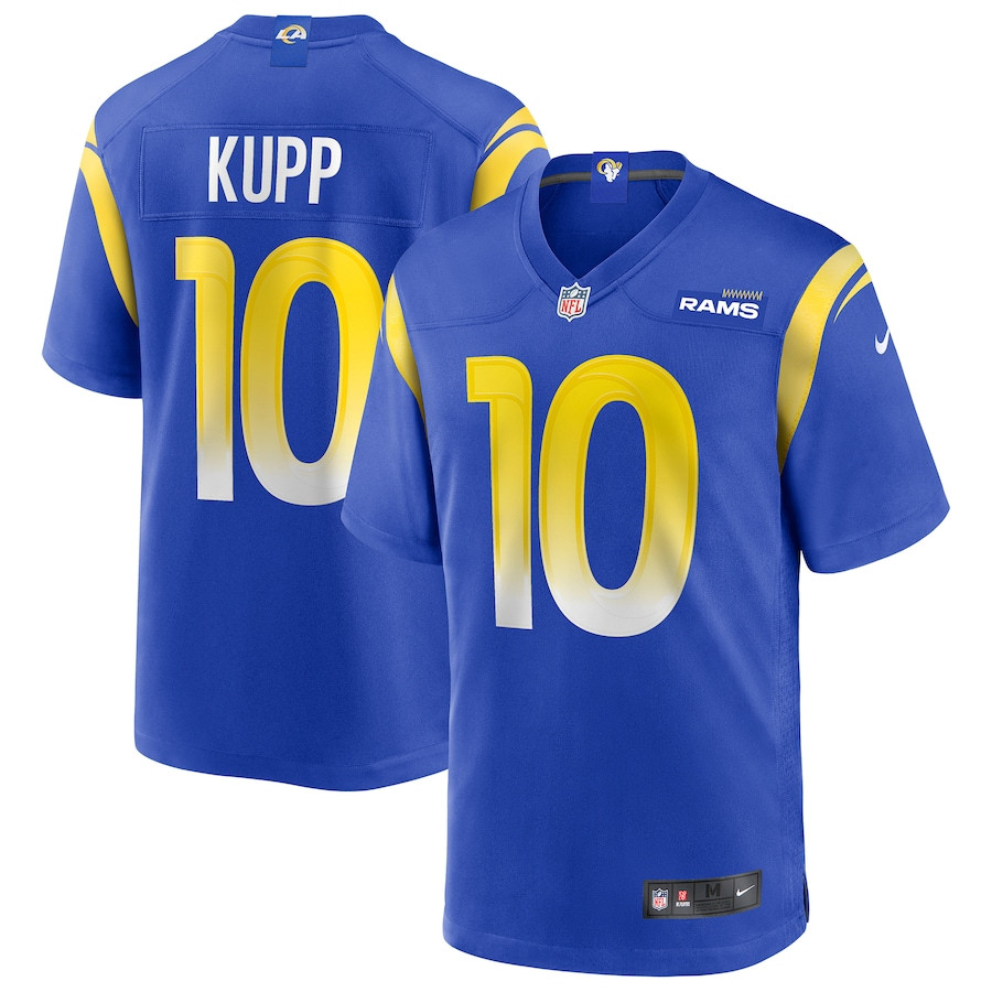 Cooper Kupp 10 Los Angeles Rams Game Royal NFL Jersey Men's