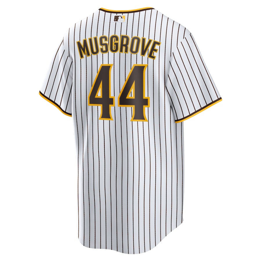 Joe Musgrove 44 San Diego Padres White MLB Jersey Men's