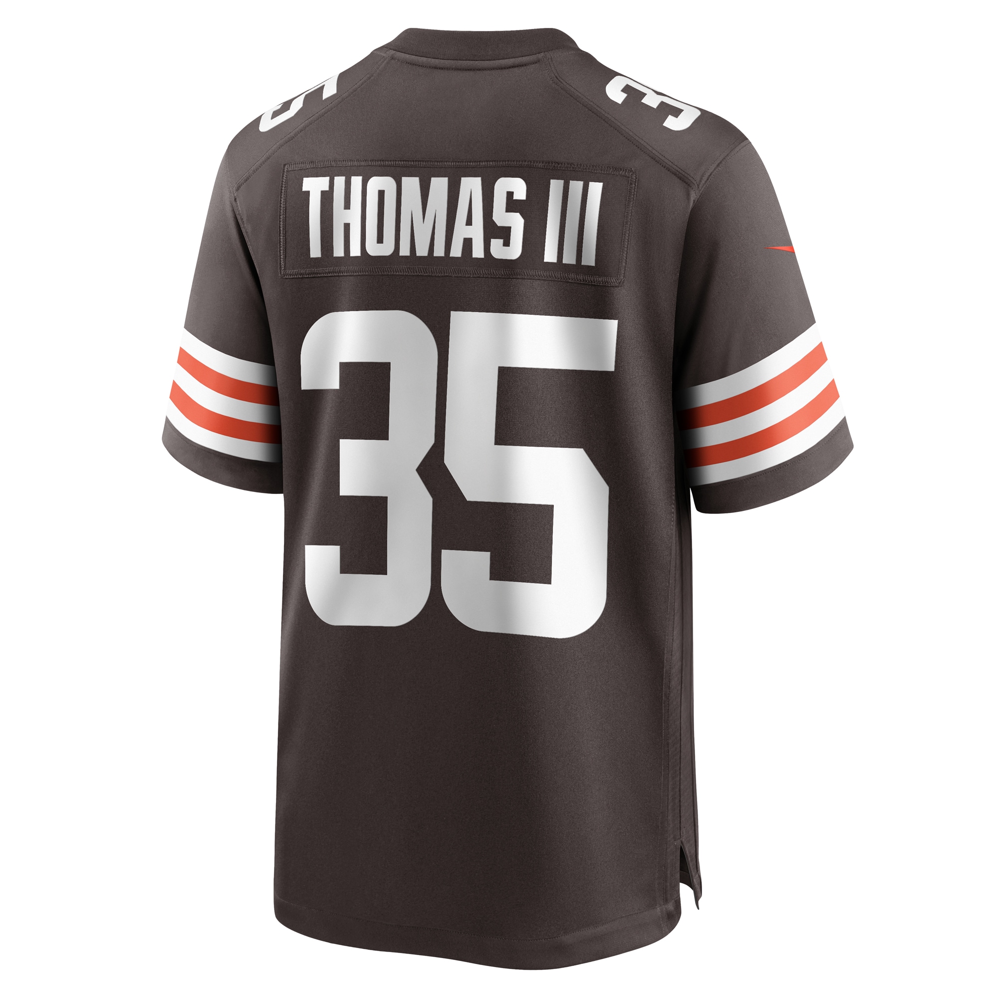 Cleveland Browns Charlie Thomas Brown Team Game NFL Jersey Men's