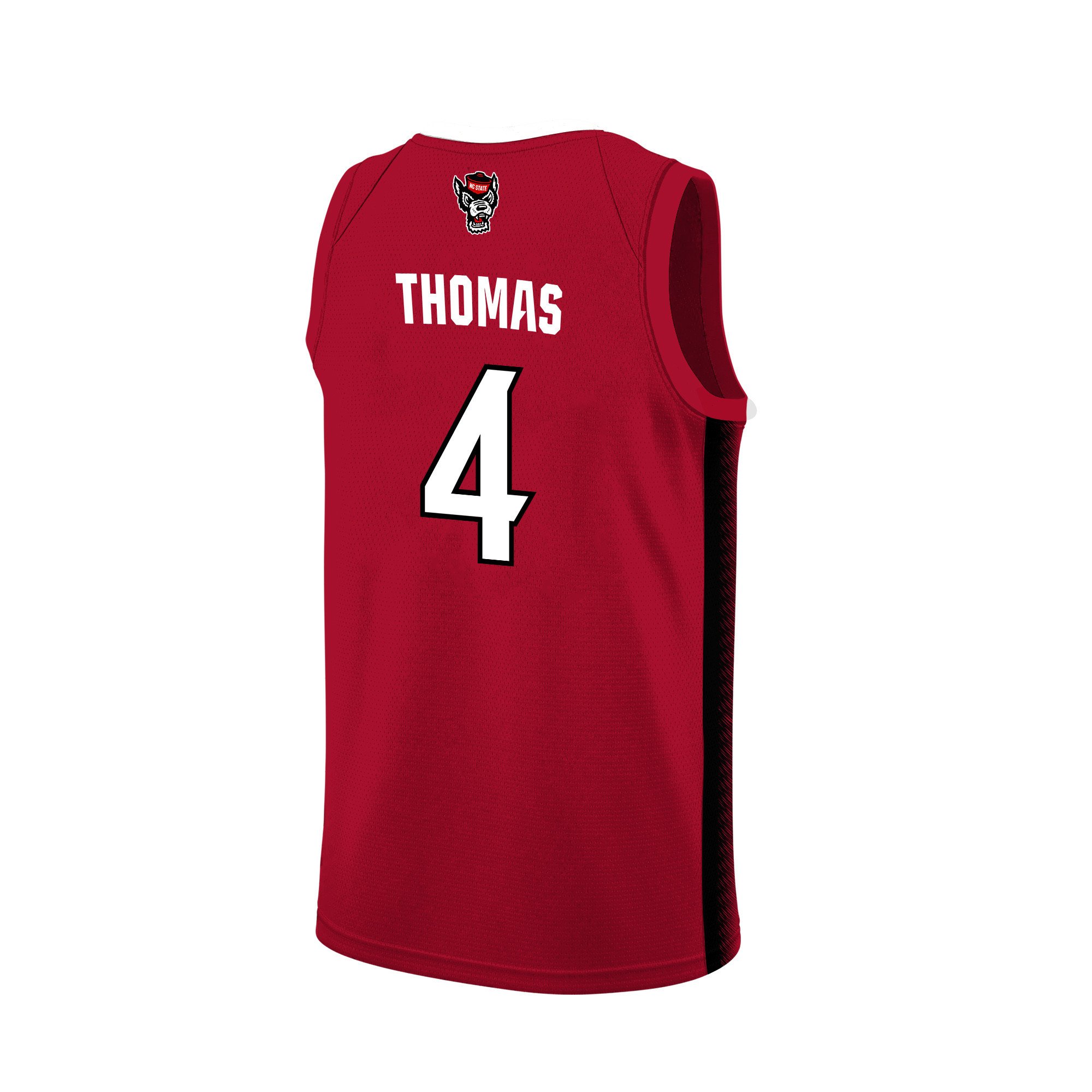 LJ Thomas 4 NC State Wolfpack 2024 Red Unisex NCAA Jersey Unisex