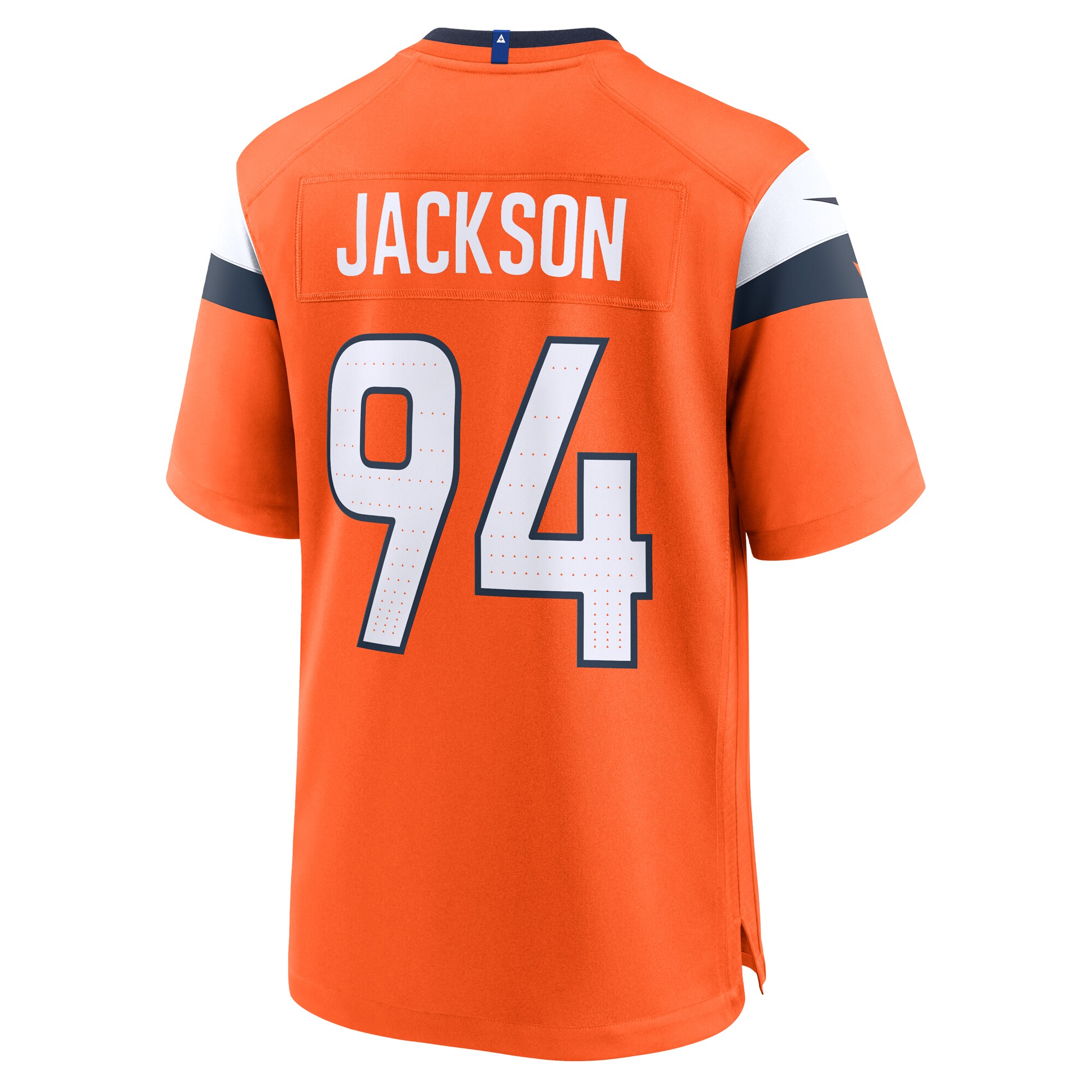 Denver Broncos Jackson Orange Team Game NFL Jersey Men's