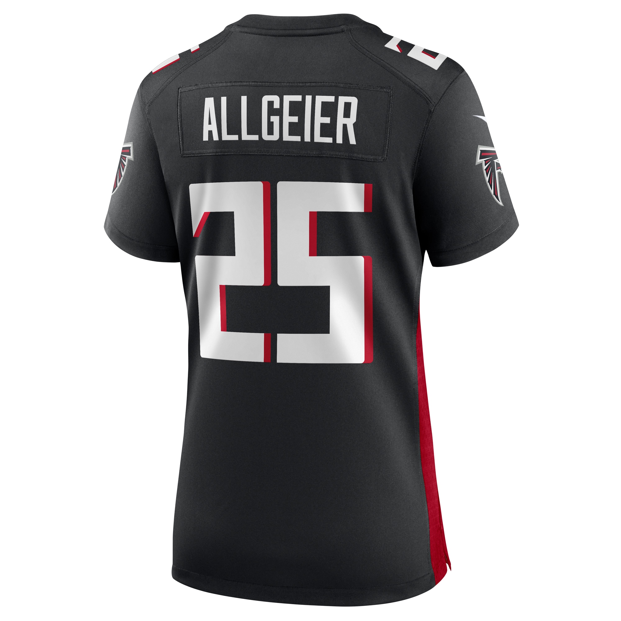 Atlanta Falcons Tyler Allgeier Black Player Game NFL Jersey Women's