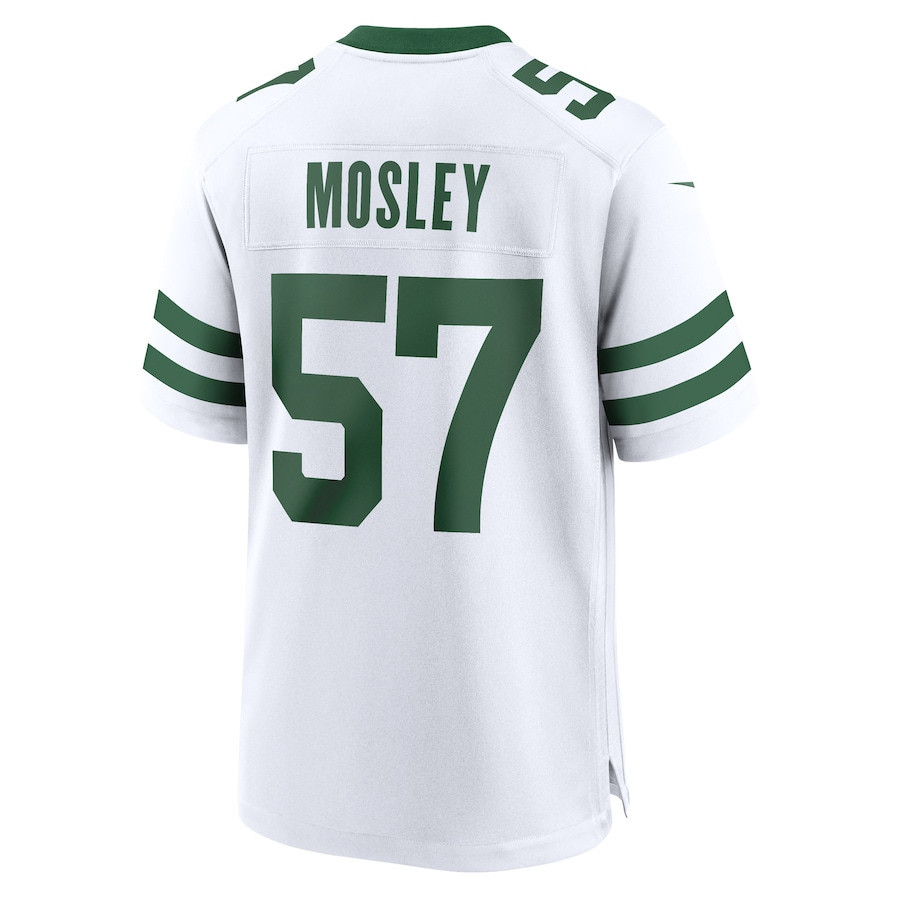 C.J. Mosley 57 New York Jets Game Legacy White NFL Jersey Men's