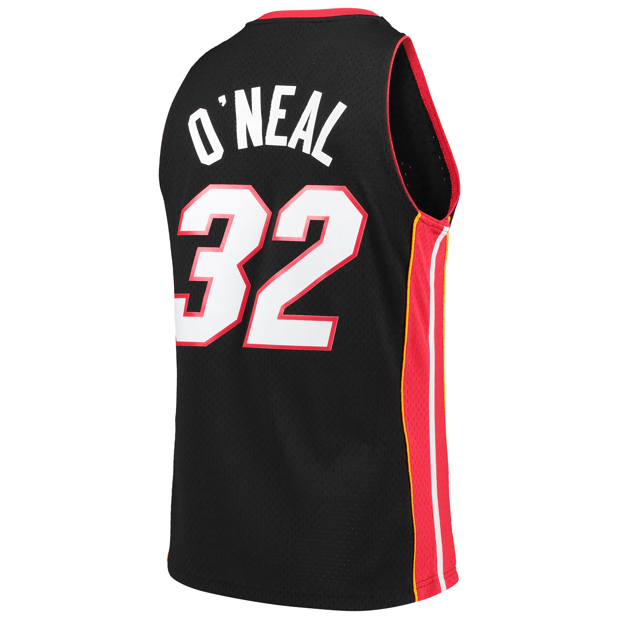Shaquille O'Neal Miami Heat Mitchell Ness Hardwood Classics Swingman Black NBA Jersey Men's