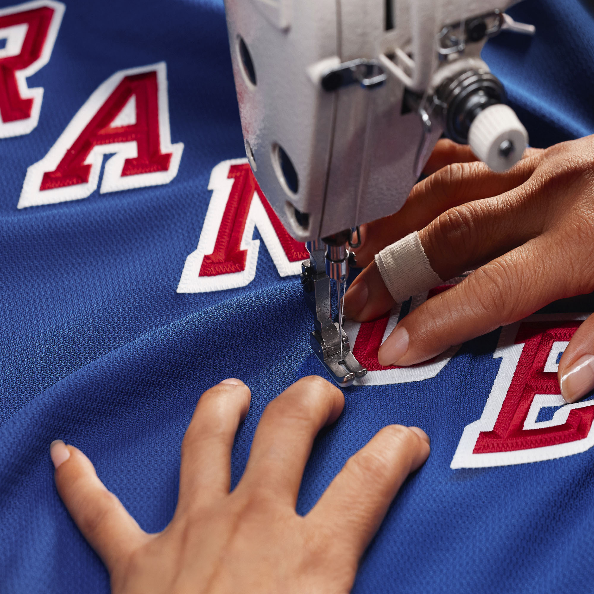 New York Rangers Royal Home Pro Custom NHL Jersey Men's