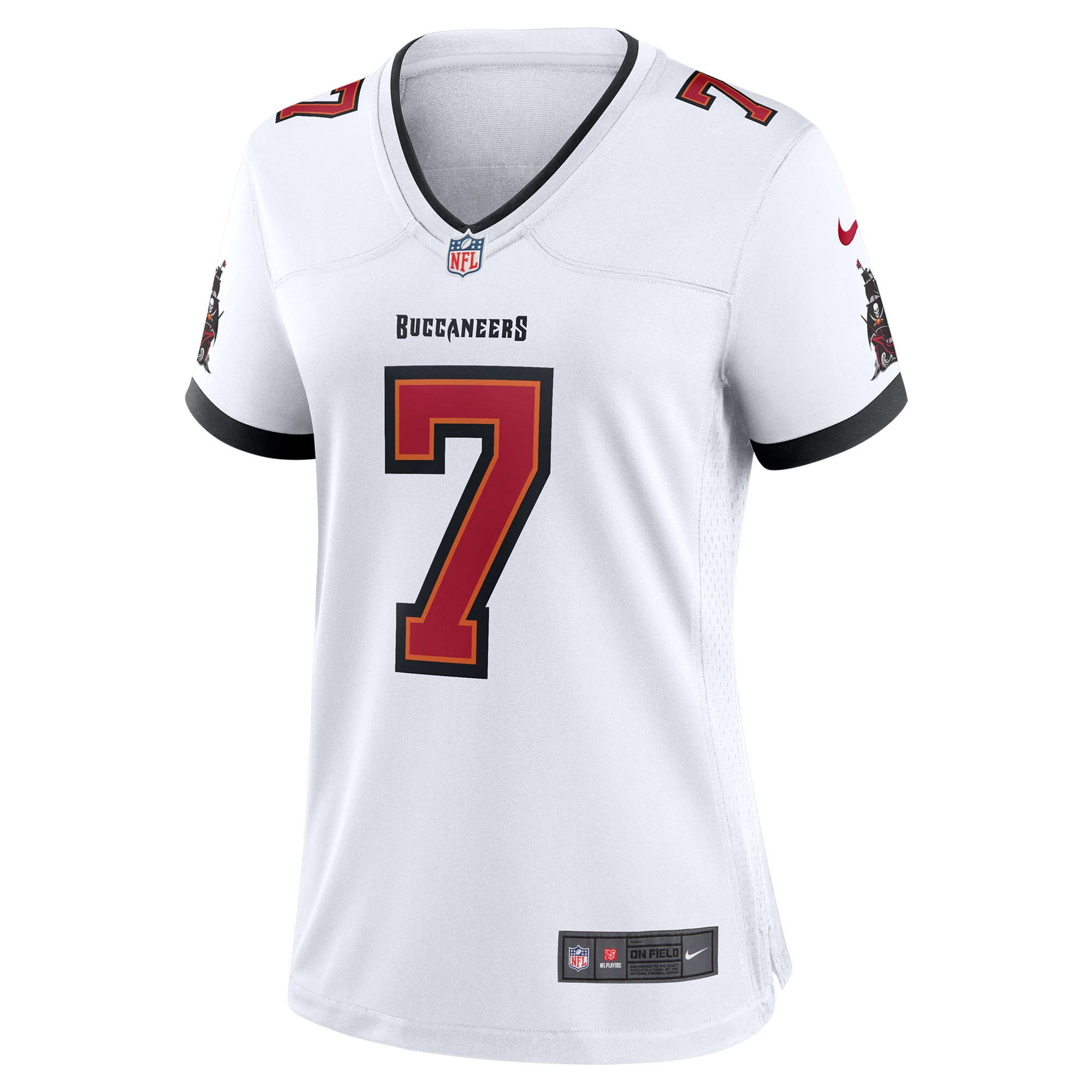 Tampa Bay Buccaneers Bucky Irving White Game NFL Jersey Women's