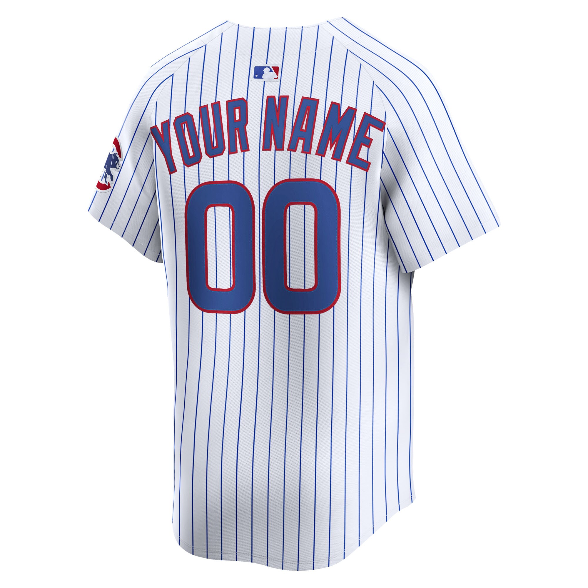 Chicago Cubs White Home Limited Custom MLB Jersey Men's
