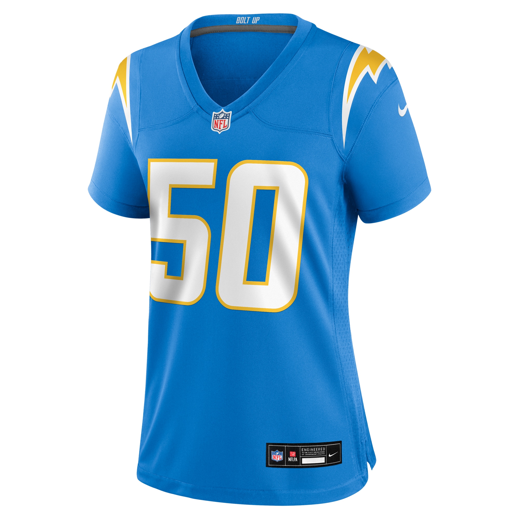 Los Angeles Chargers Caleb Murphy Powder Blue Game NFL Jersey Women's