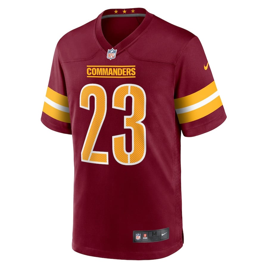 Marshon Lattimore 23 Washington Commanders Game Burgundy NFL Jersey Men's