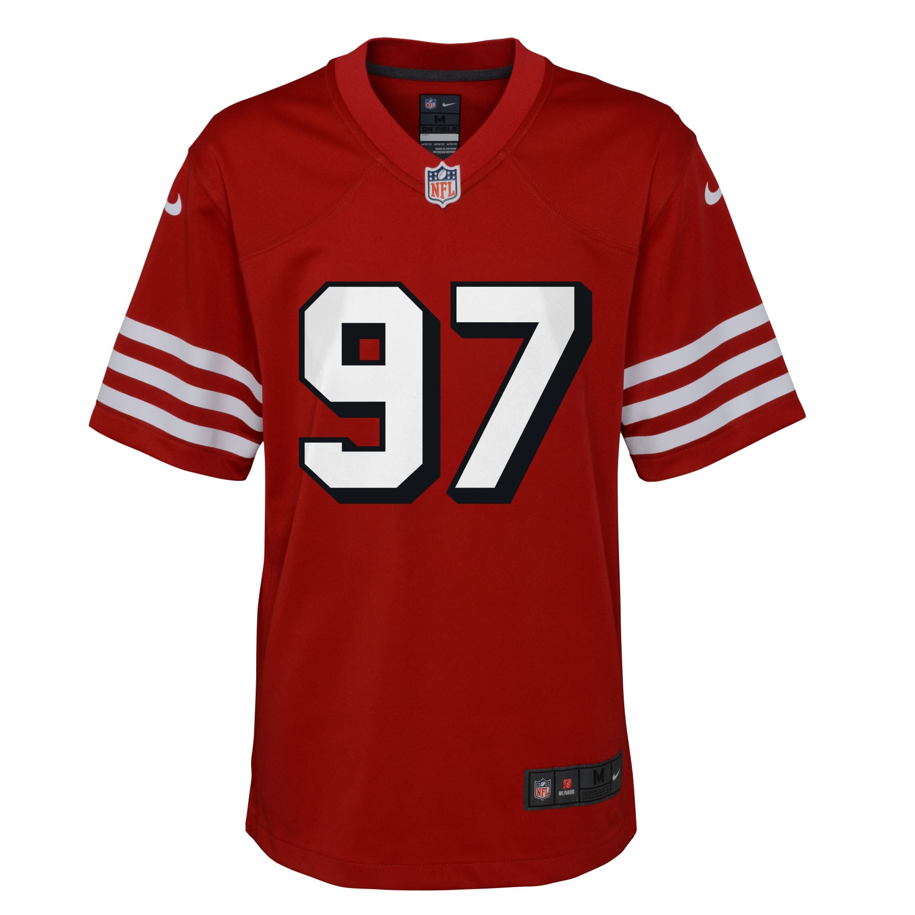 San Francisco 49ers Nick Bosa Scarlet Game NFL Jersey Youth
