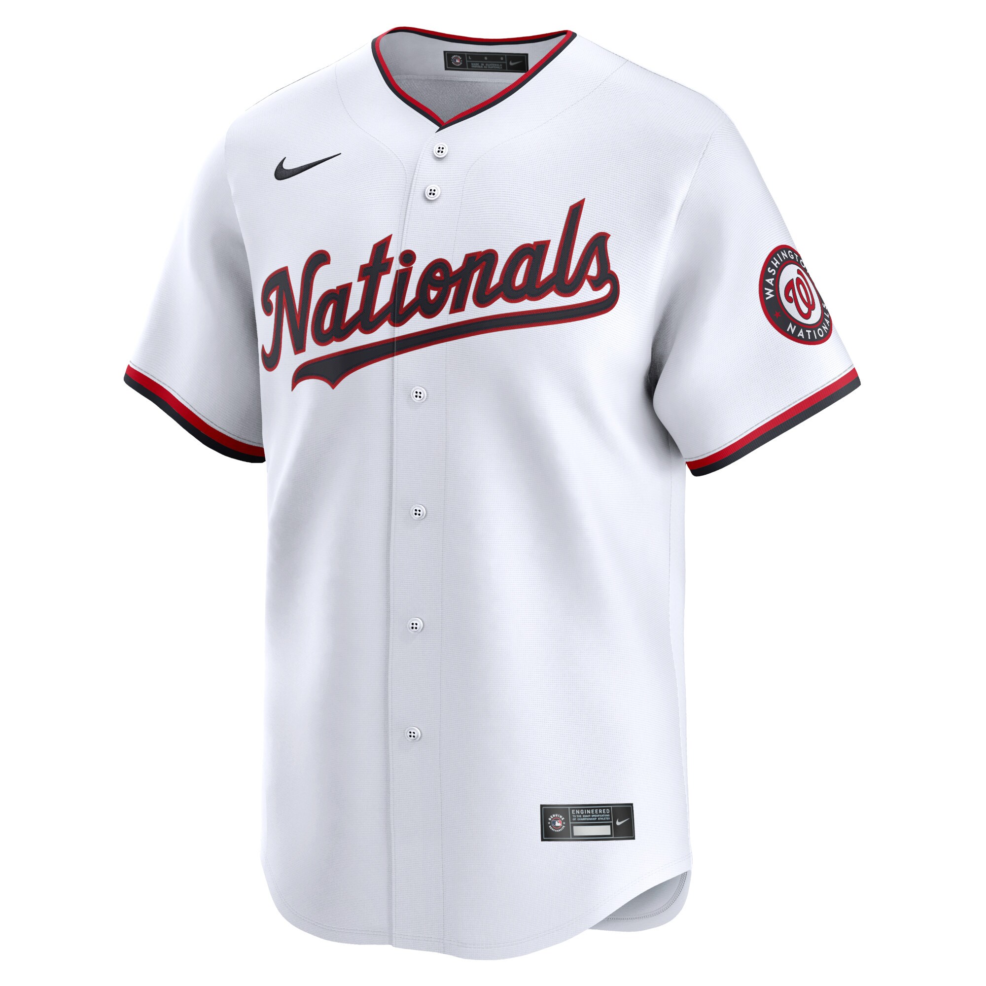 Washington Nationals White Home Limited MLB Jersey Youth