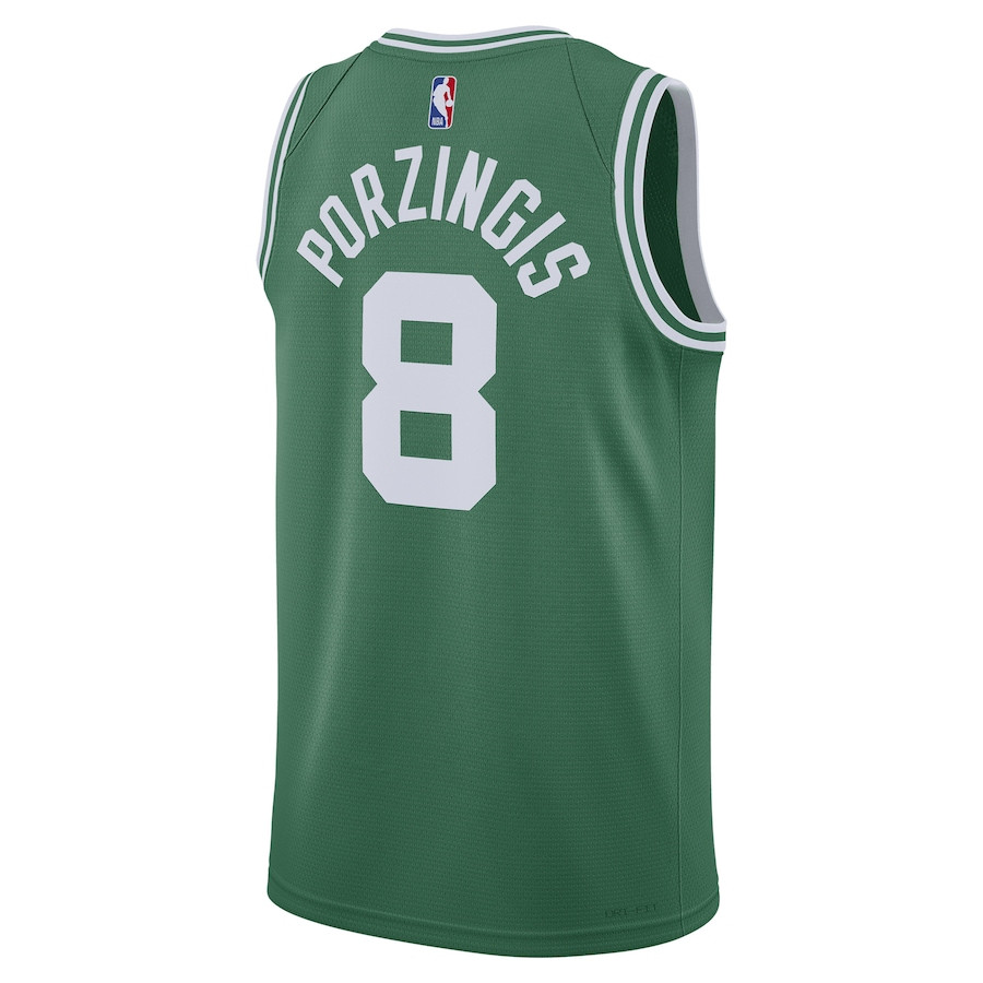 Kristaps Porzingis 8 Boston Celtics Unisex Swingman Icon Edition Kelly Green NBA Jersey Unisex