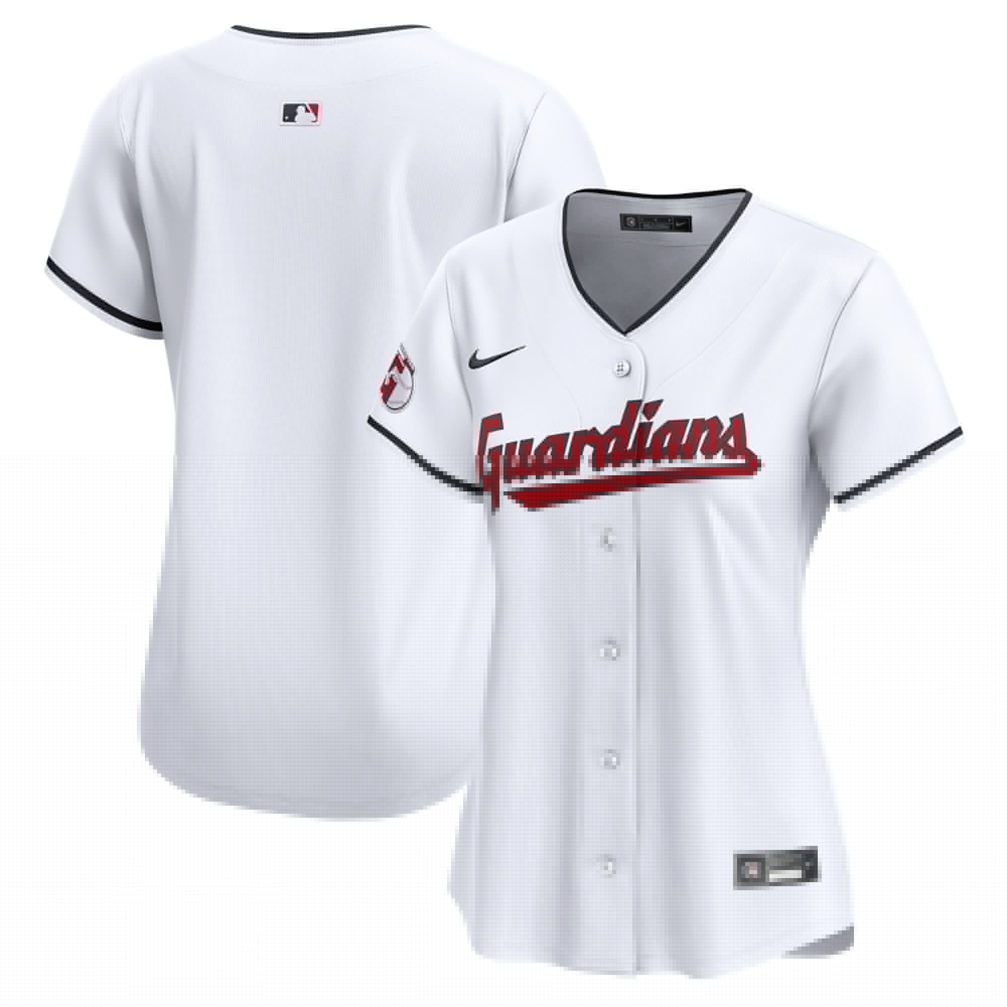Cleveland Guardians White Home Limited MLB Jersey Women's