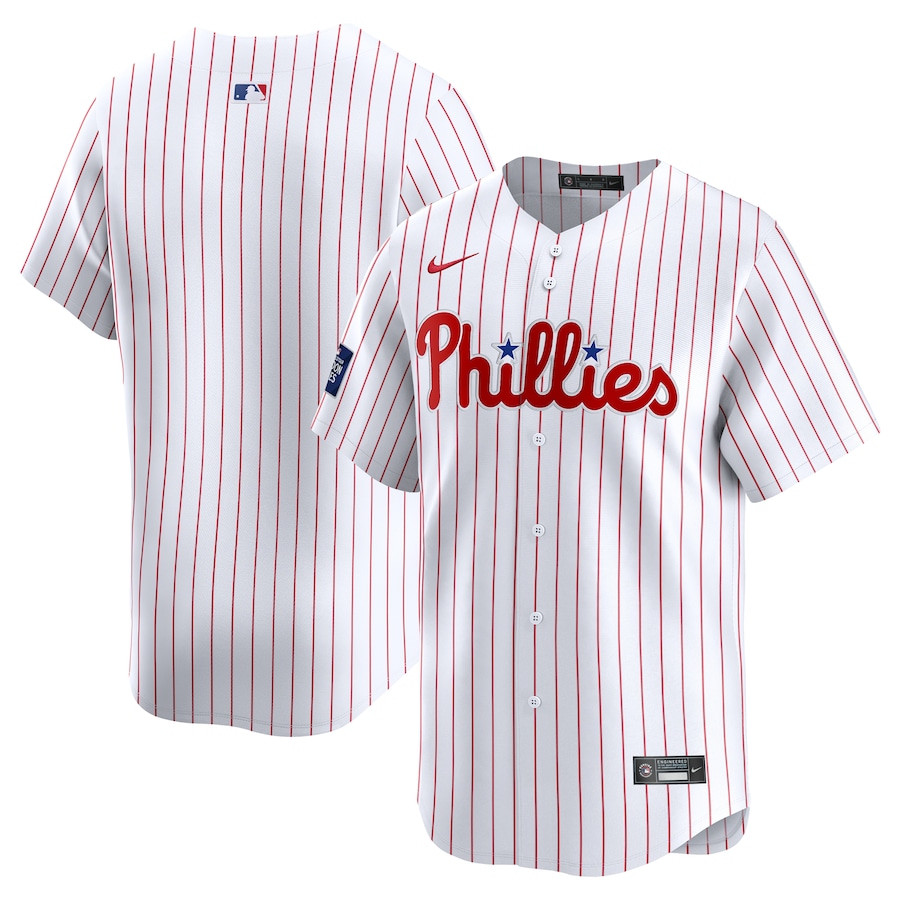 Philadelphia Phillies 2024 World Tour London Series Home Limited White MLB Jersey Men's