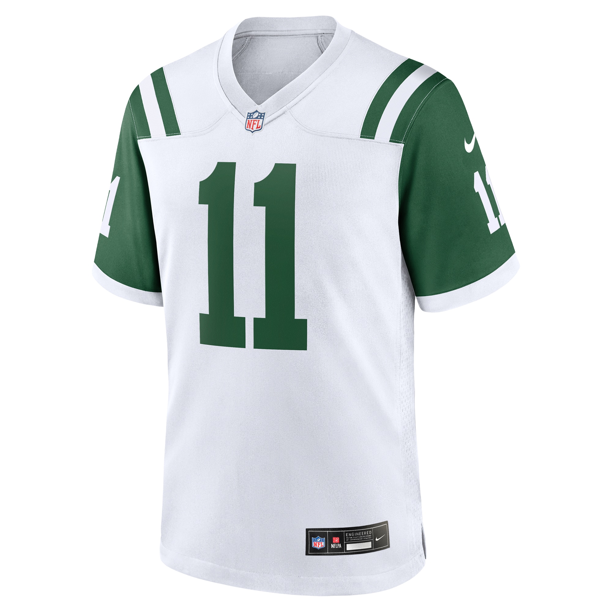 New York Jets Jermaine Johnson II White Classic Alternate Game NFL Jersey Men's