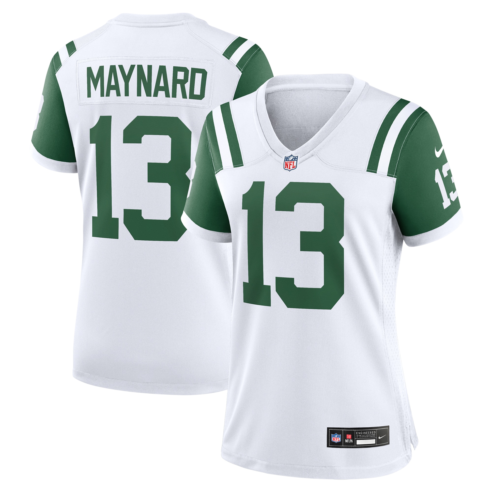 New York Jets Don Maynard White Classic Alternate Retired Player Game NFL Jersey Women's