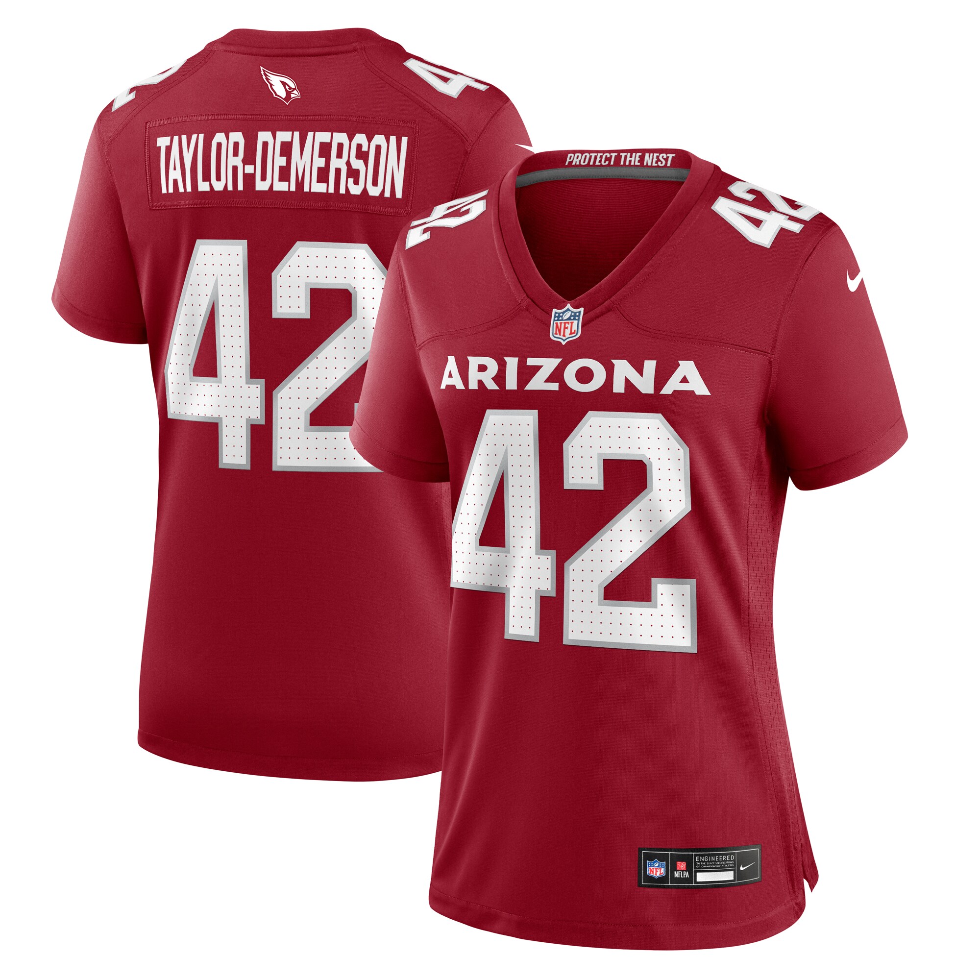 Arizona Cardinals Dadrion Taylor-Demerson Cardinal Game NFL Jersey Women's