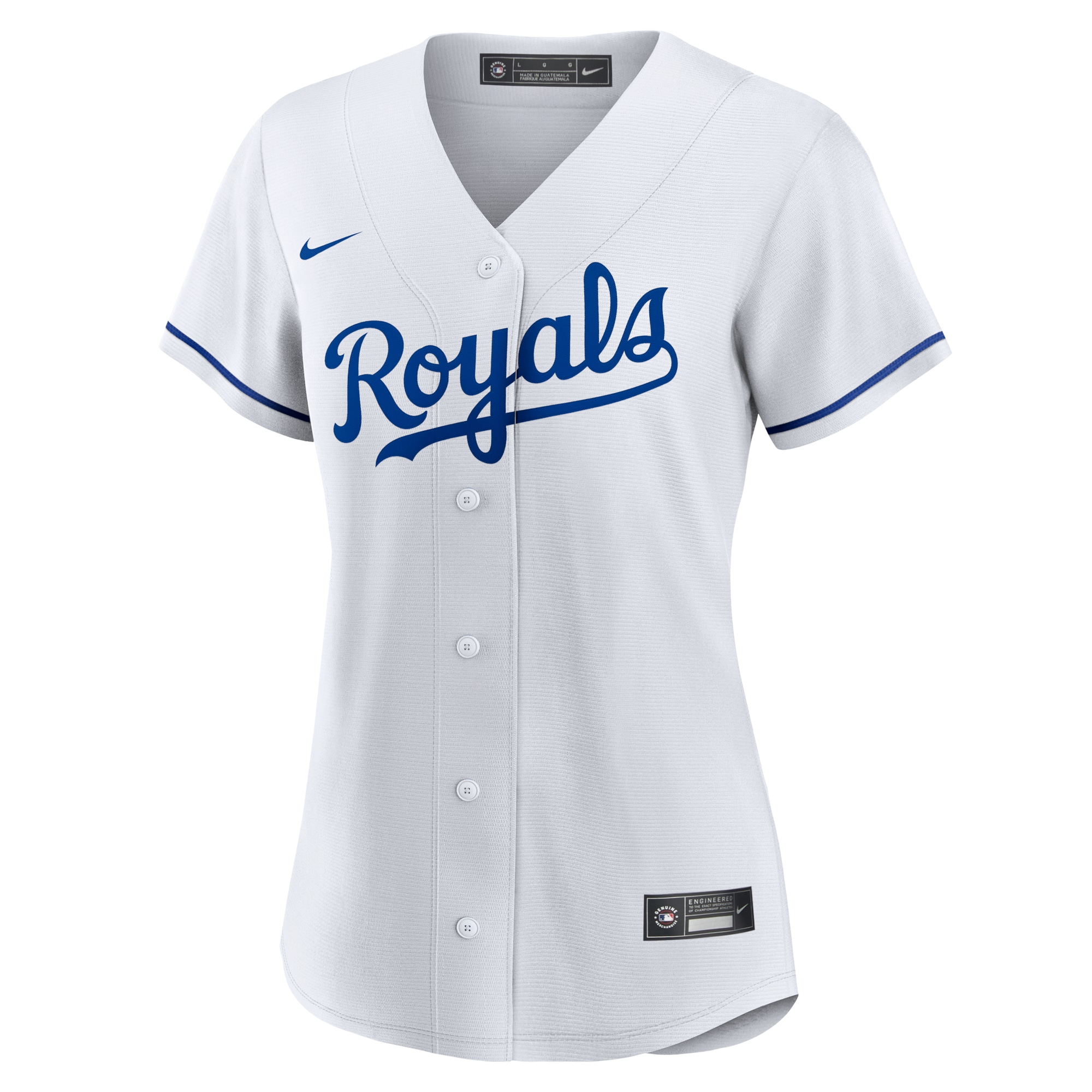 Kansas City Royals White Home Team MLB Jersey Women's