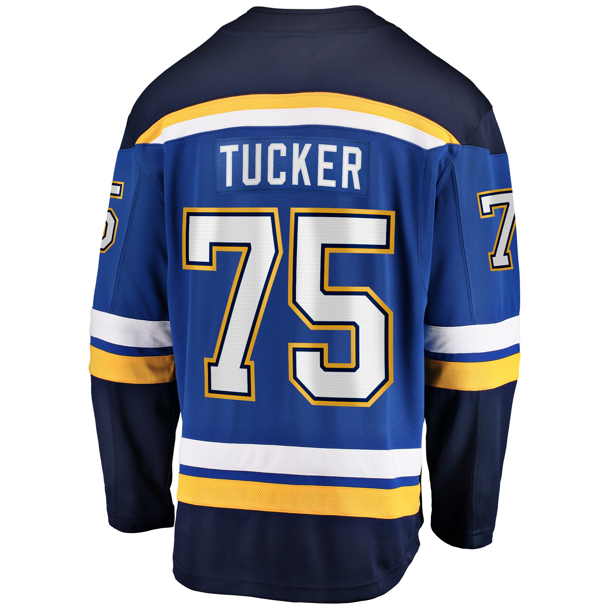 St. Louis Blues Tyler Tucker Blue Home Premier Breakaway Player NHL Jersey Men's