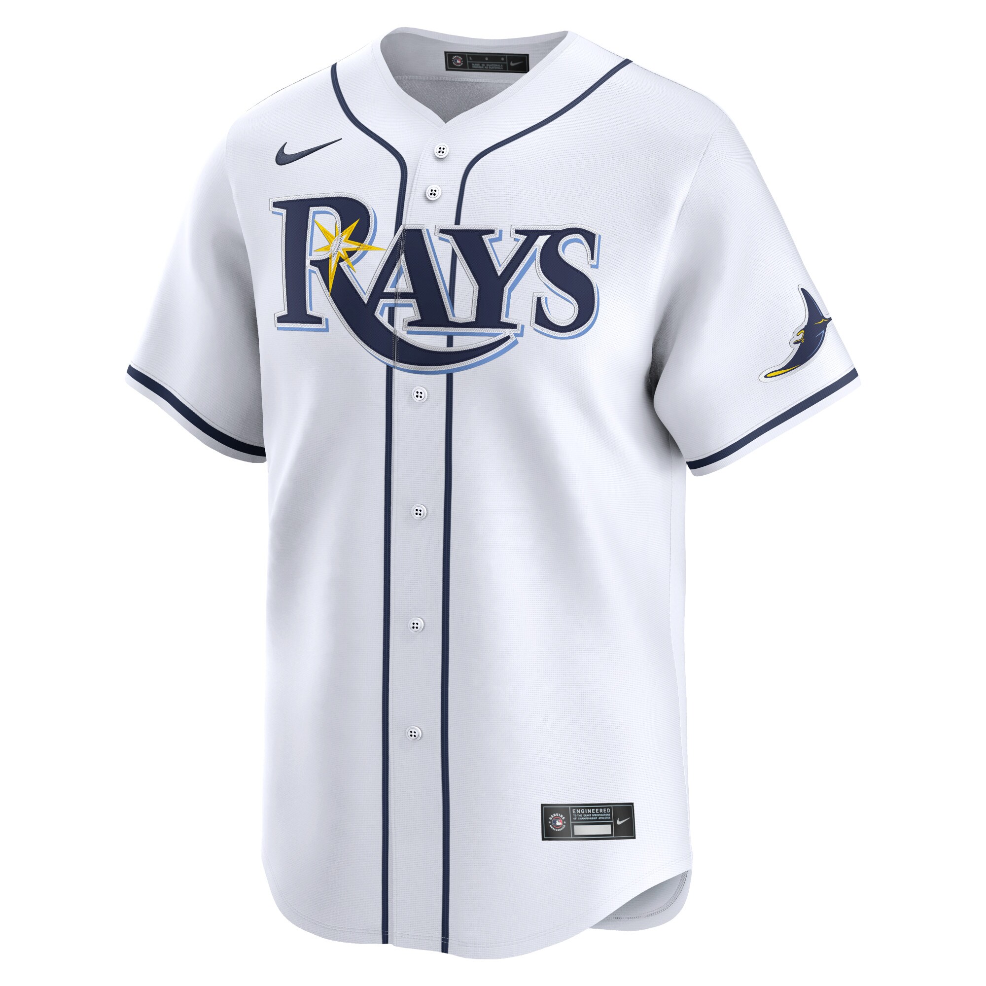 Tampa Bay Rays White Home Limited MLB Jersey Youth
