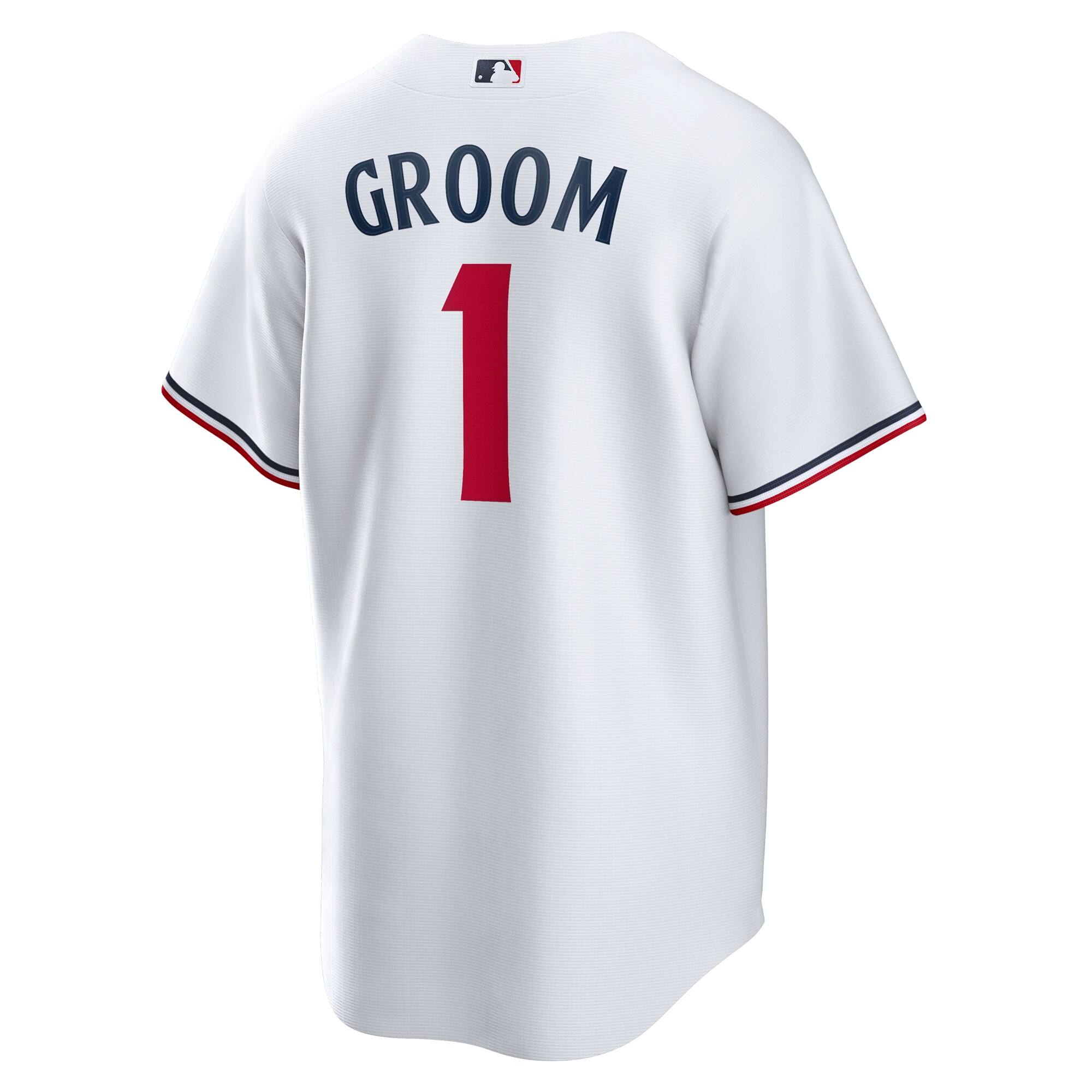 Minnesota Twins White #1 Groom Home MLB Jersey Men's