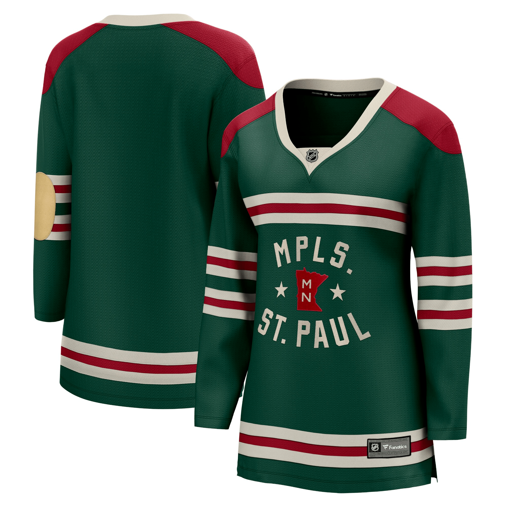 Green Minnesota Wild 2022 Winter Classic Breakaway NHL Jersey Women's