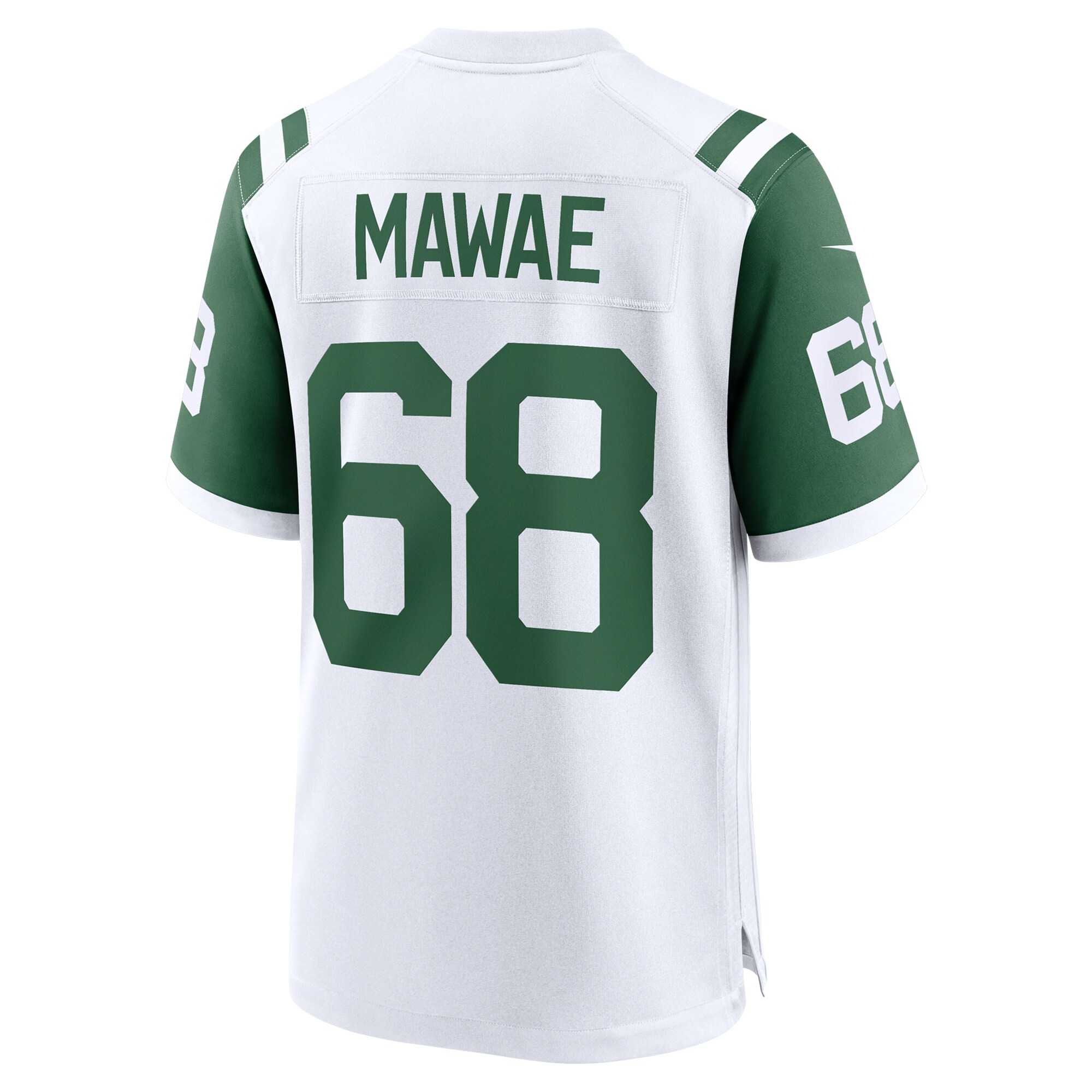 New York Jets Kevin Mawae White Classic Alternate Retired Player Game NFL Jersey Men's