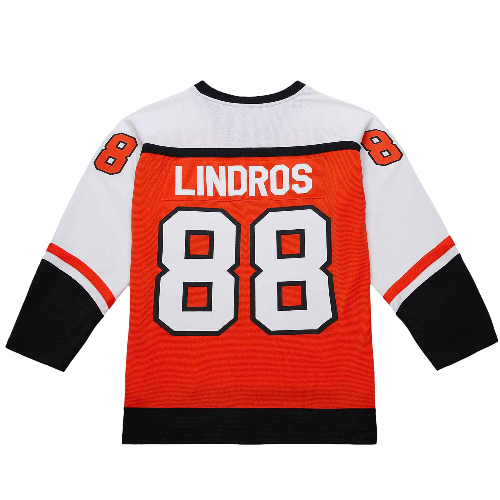 Philadelphia Flyers Eric Lindros Orange 1996-97 Power Play NHL Jersey Men's
