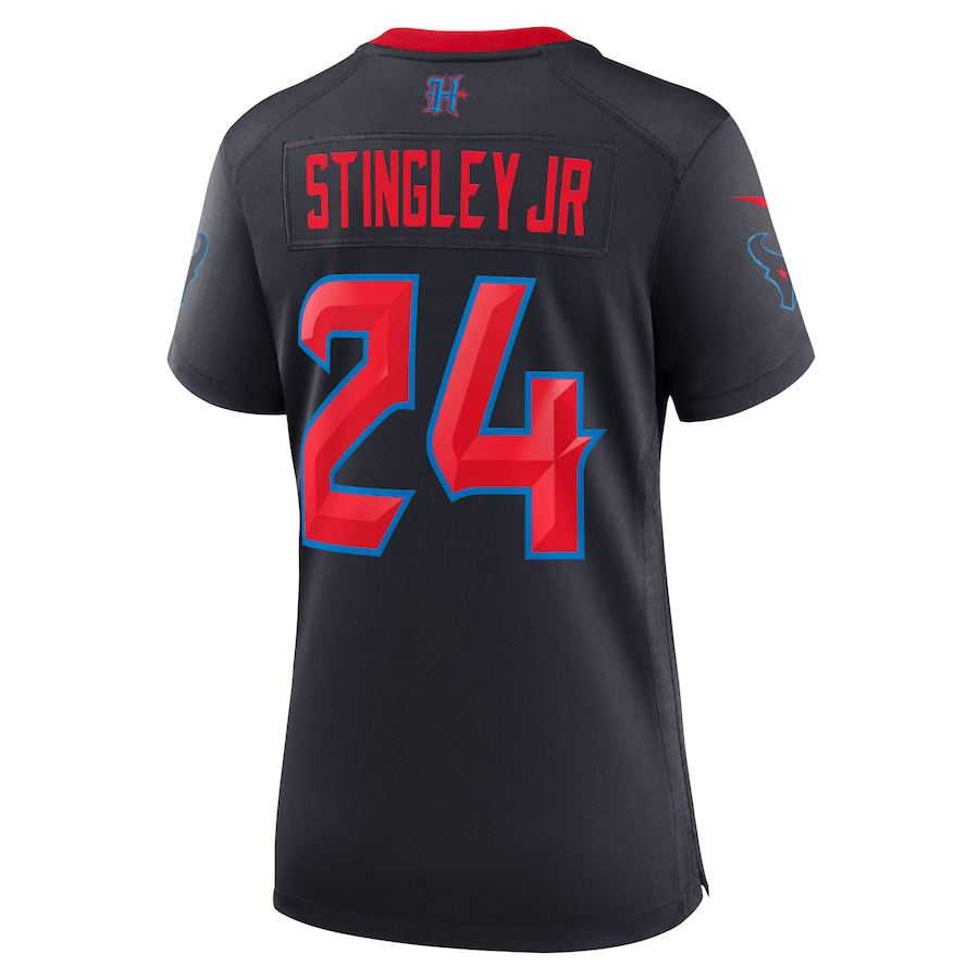 Derek Stingley Jr. 24 Houston Texans Alternate Game Navy NFL Jersey Women's