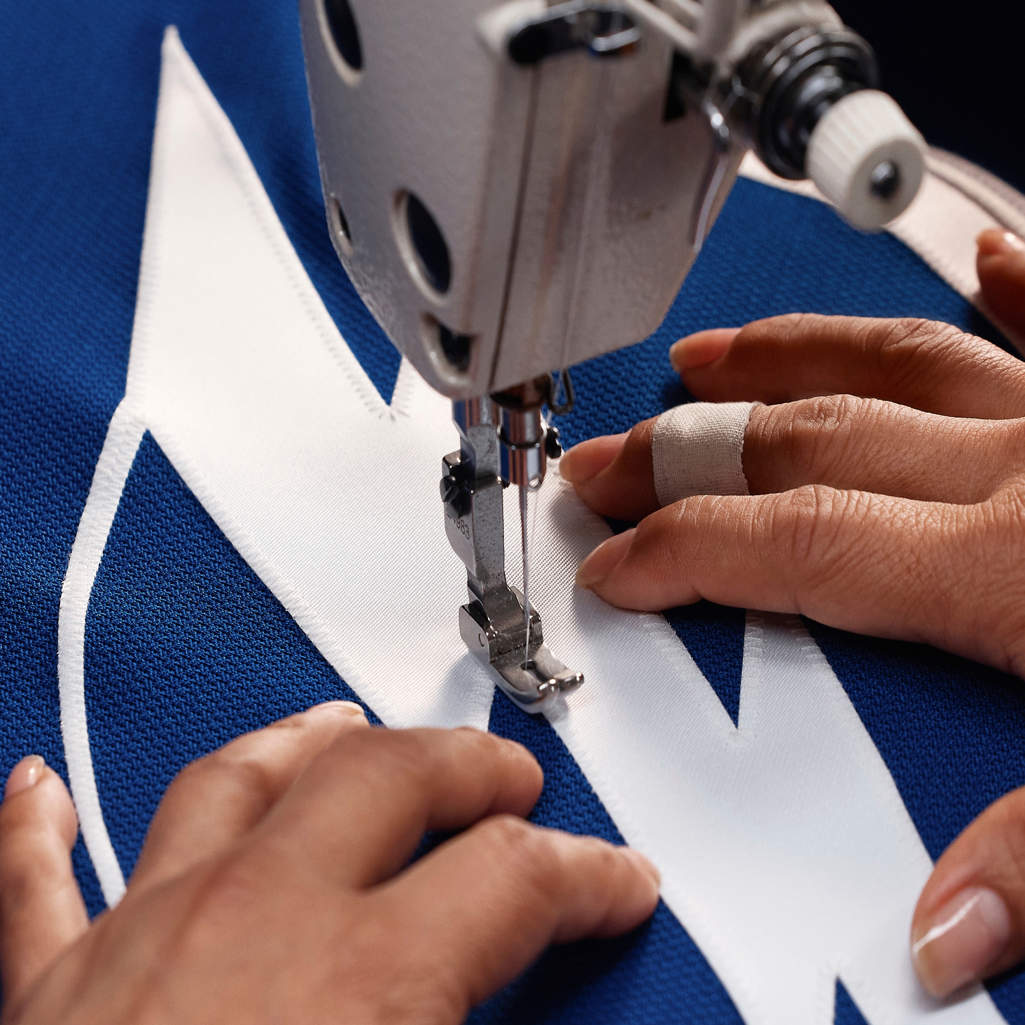 Tampa Bay Lightning Blue Home Pro Custom NHL Jersey Men's