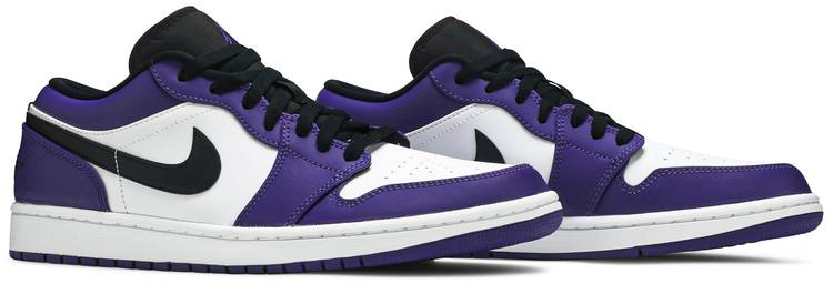 Air Jordan 1 Low Court Purple 553558-500
