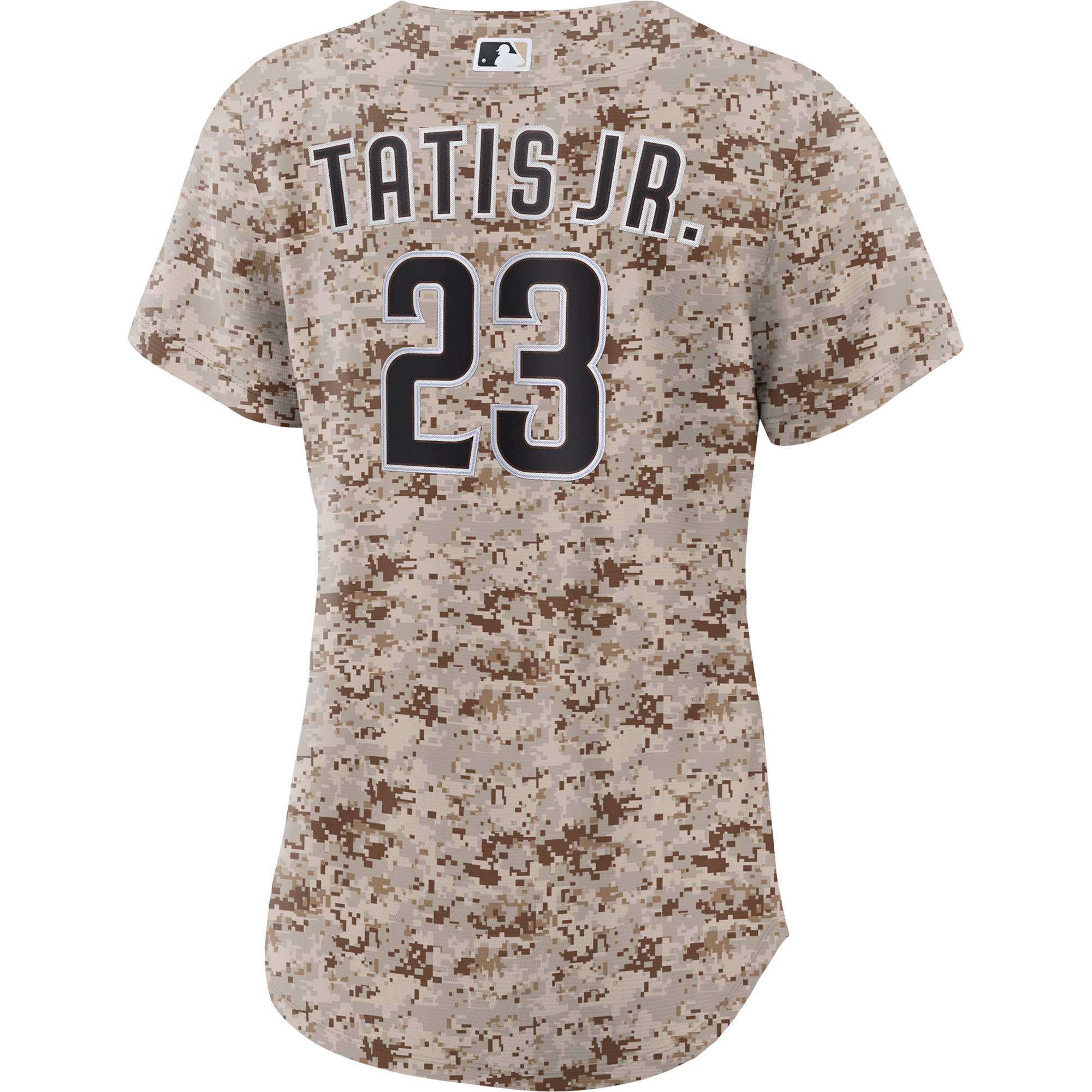 San Diego Padres Fernando Tatis Jr. Camo USMC Alternate Player MLB Jersey Women's