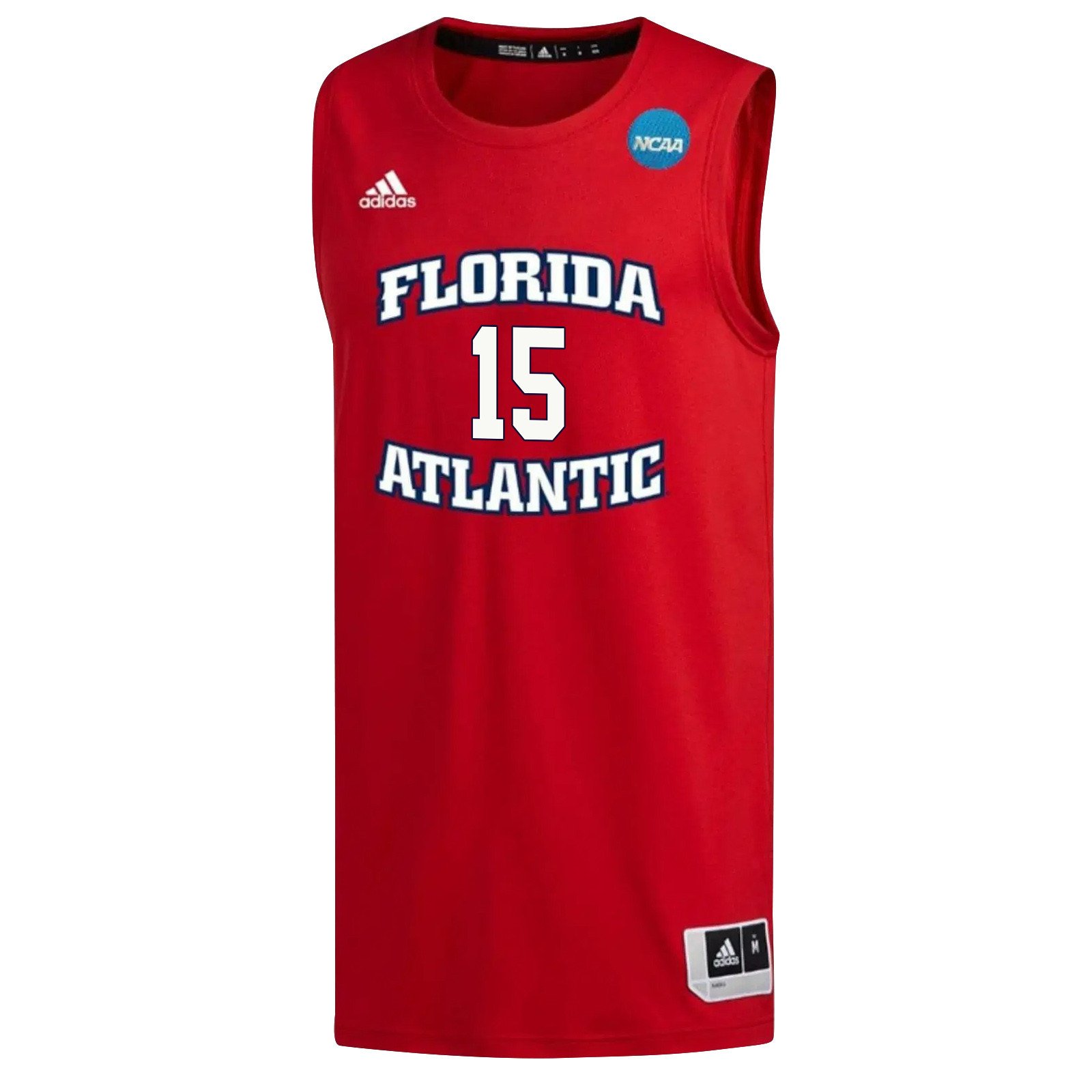 Alijah Martin 15 FAU Owls 2023 March Madness- Red NCAA Jersey Men's