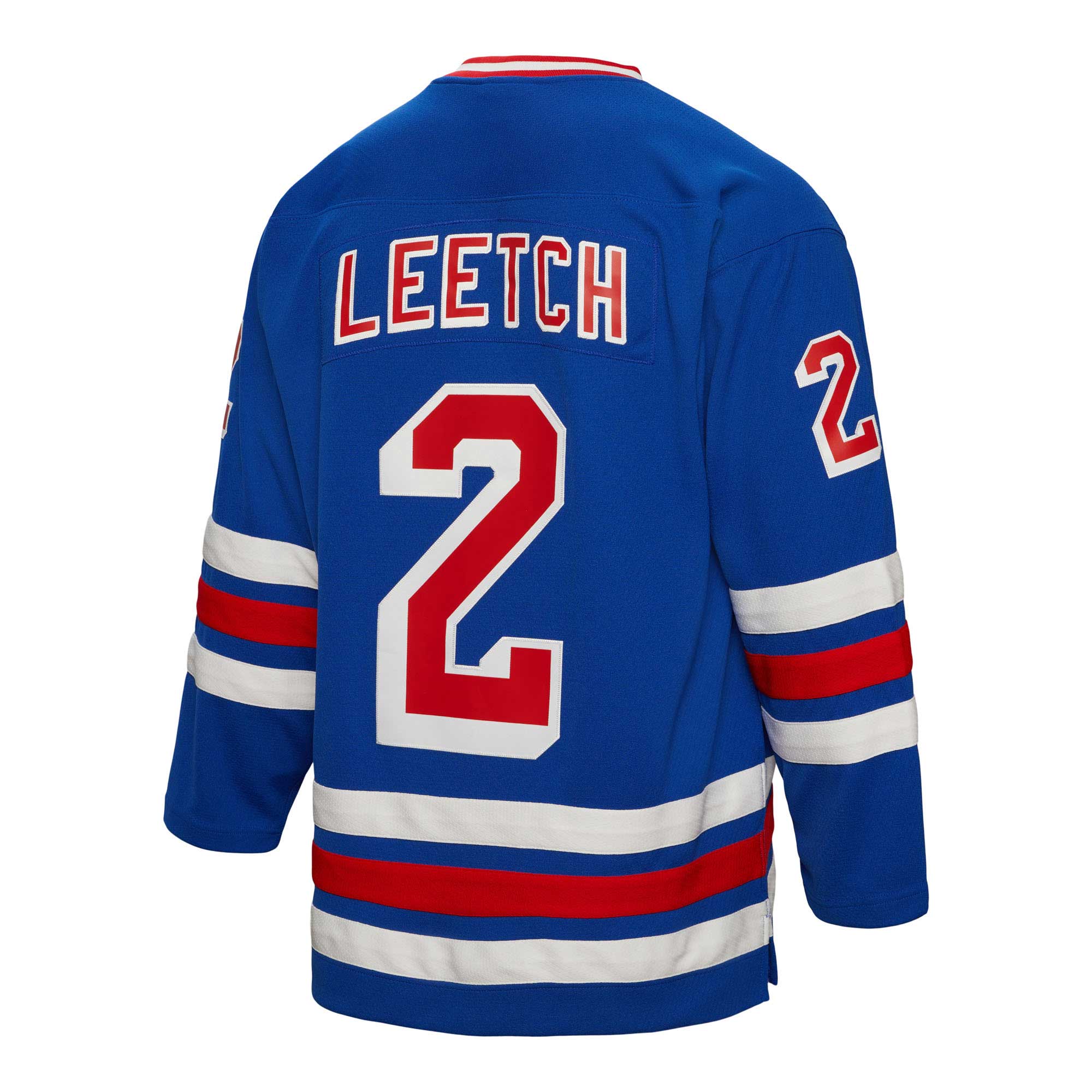 New York Rangers Brian Leetch Mitchell Ness Blue Alternate Captain Patch 1993/94 Blue Line Player NHL Jersey Men's