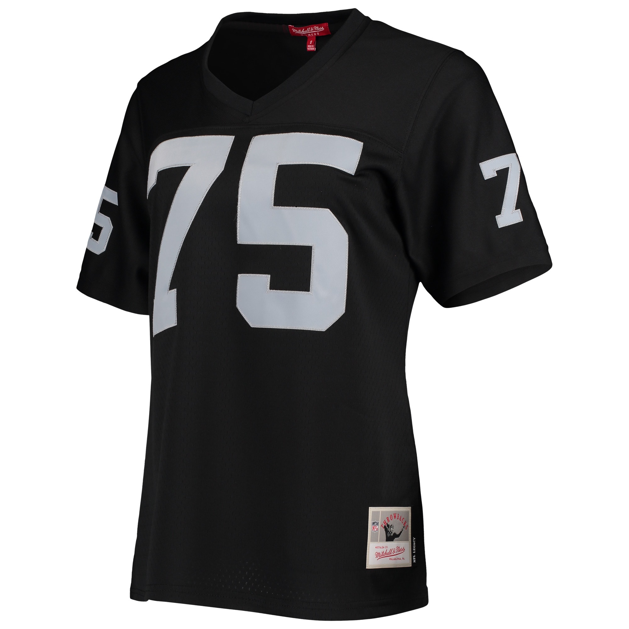 Las Vegas Raiders Howie Long Mitchell Ness Black Legacy Player NFL Jersey Women's