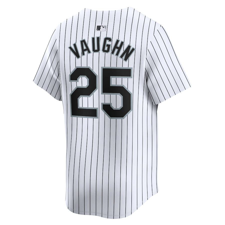 Andrew Vaughn 25 Chicago White Sox Home Limited Player White MLB Jersey Men's