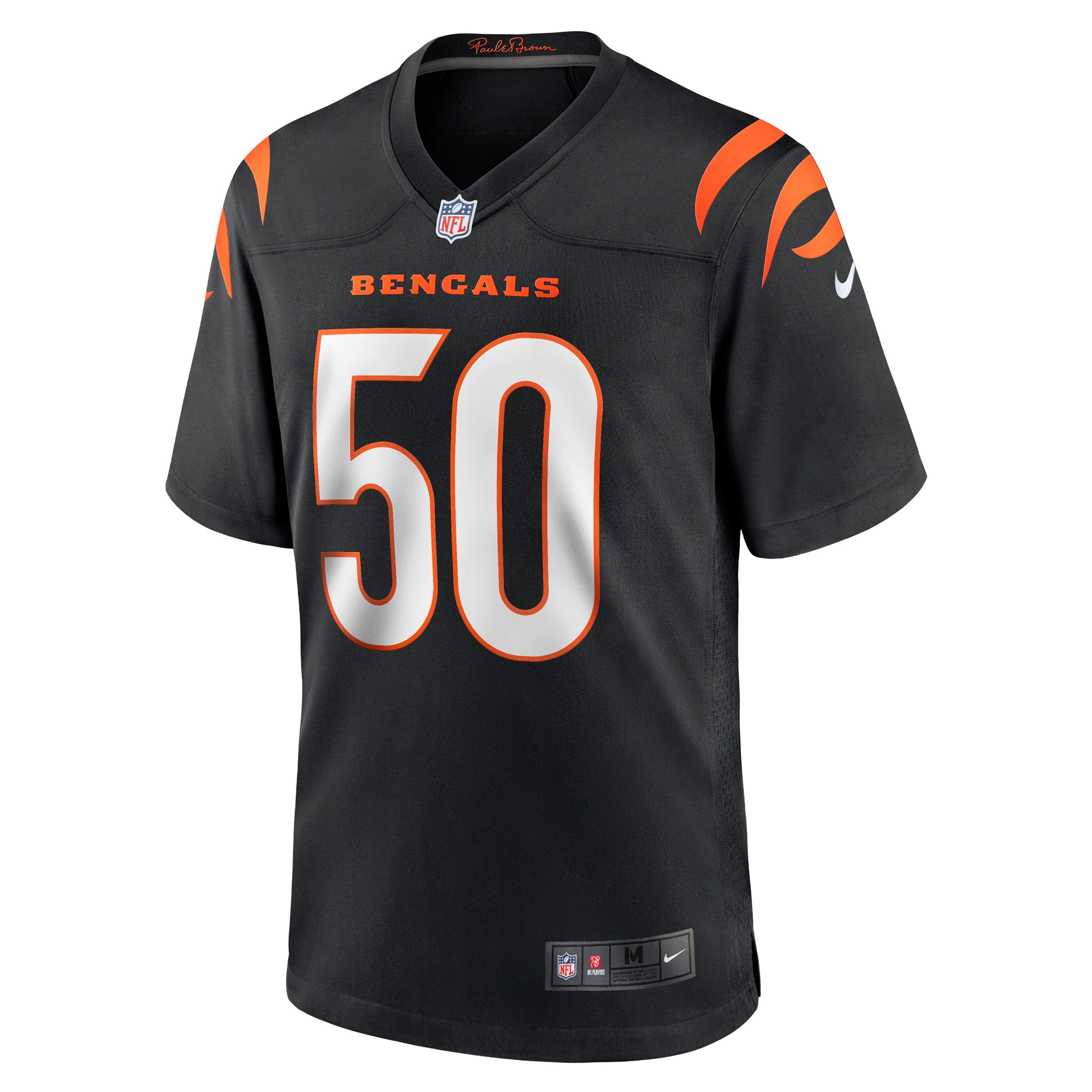 Cincinnati Bengals Shaka Heyward Black Team Game NFL Jersey Men's