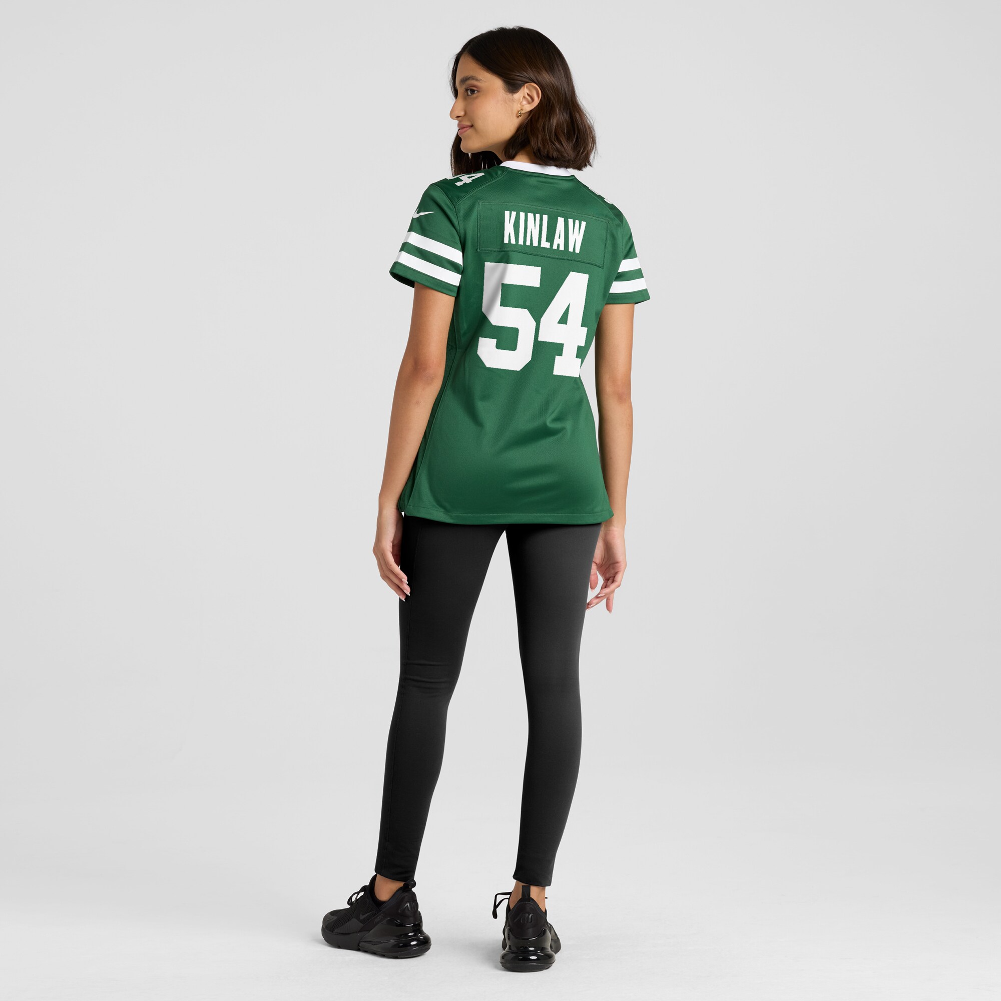 New York Jets Javon Kinlaw Legacy Green Team Game NFL Jersey Women's