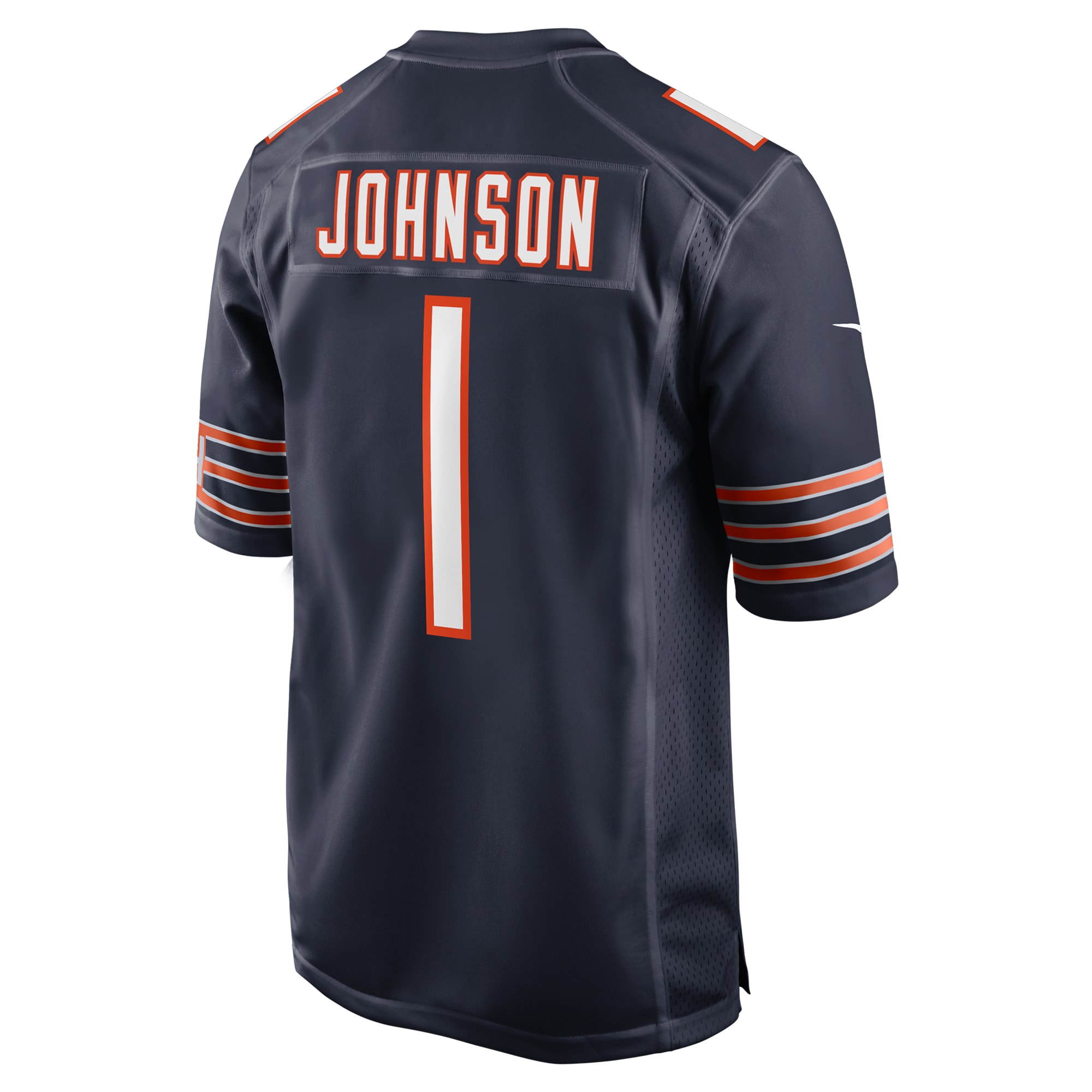 Chicago Bears Jaylon Johnson Navy Game NFL Jersey Men's