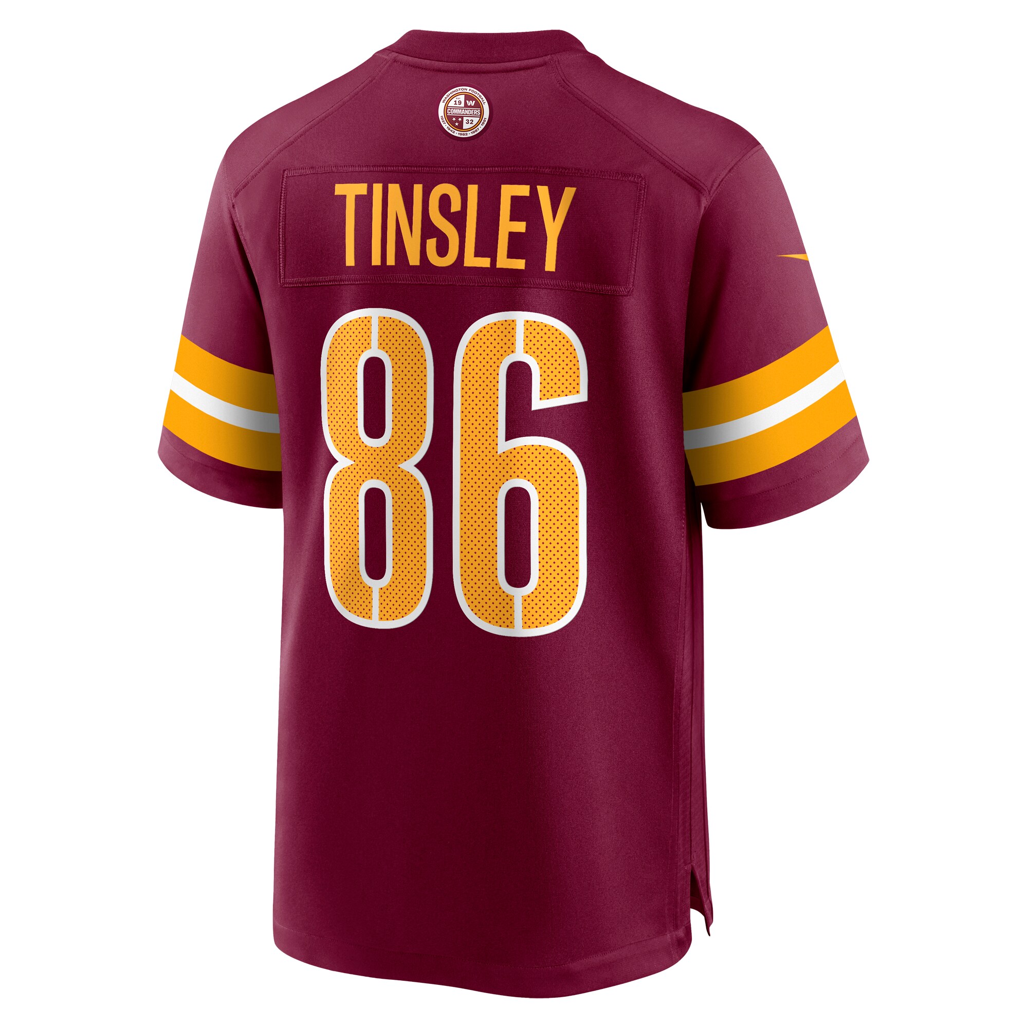 Washington Commanders Mitchell Tinsley Burgundy Team Game NFL Jersey Men's