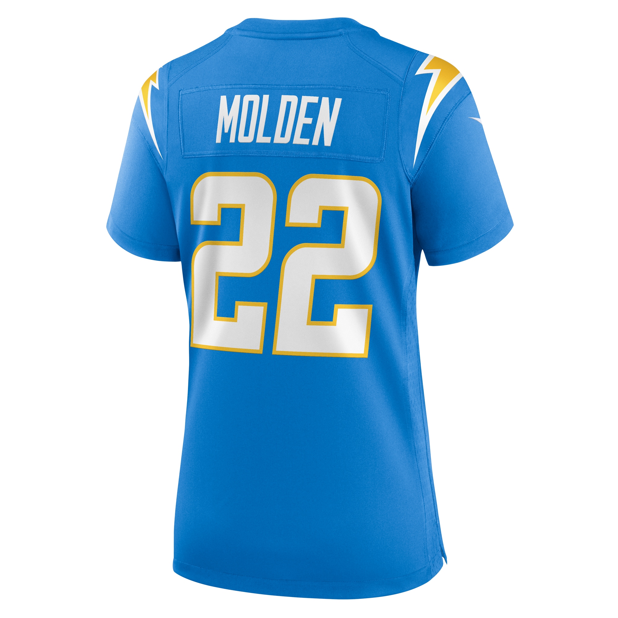 Los Angeles Chargers Elijah Molden Powder Blue Game NFL Jersey Women's