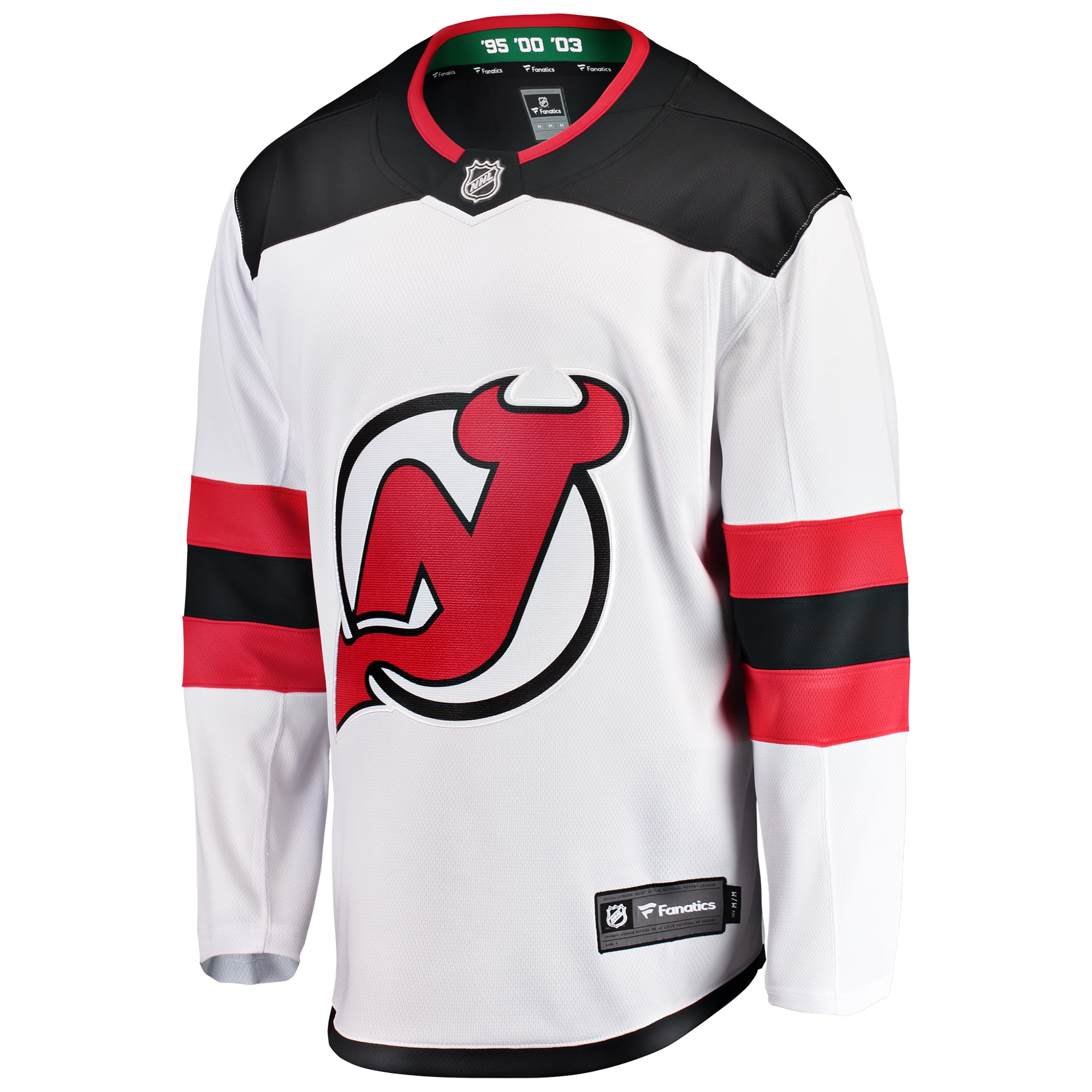New Jersey Devils White Away Breakaway NHL Jersey Youth