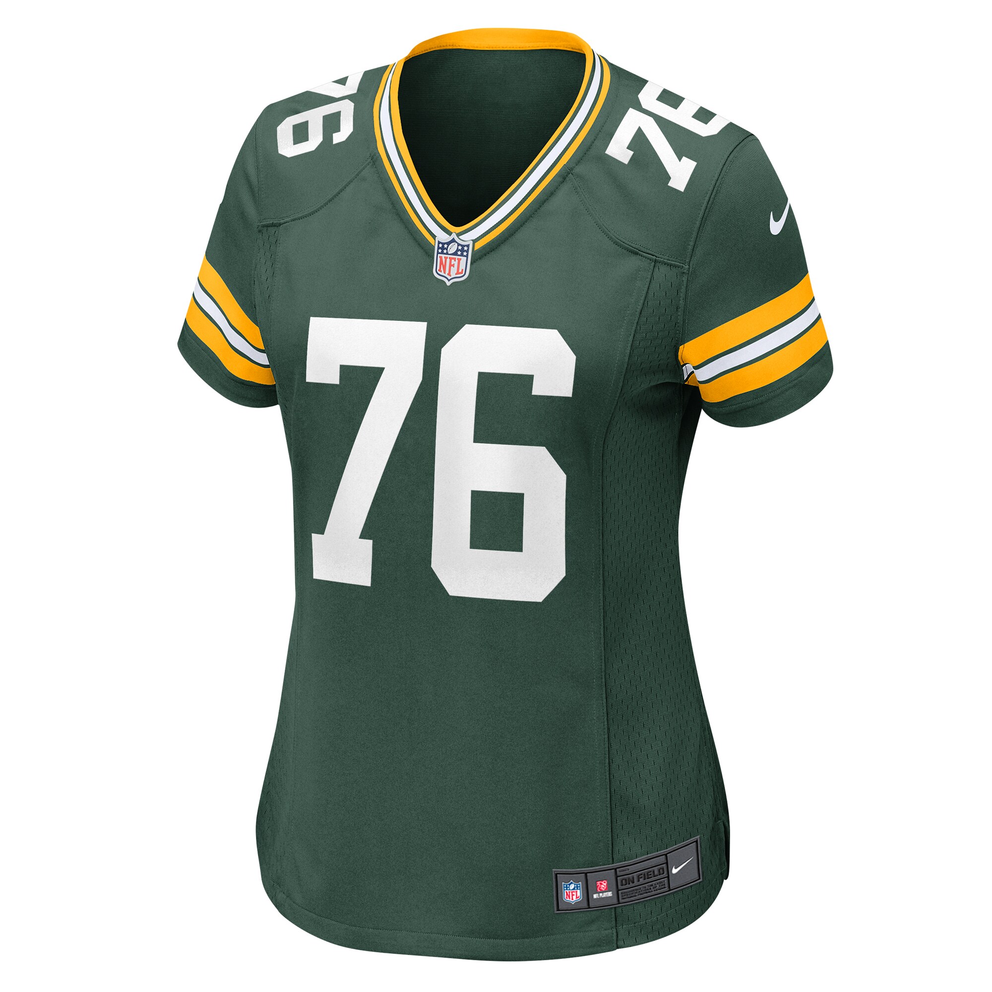 Green Bay Packers Kadeem Telfort Green Game NFL Jersey Women's