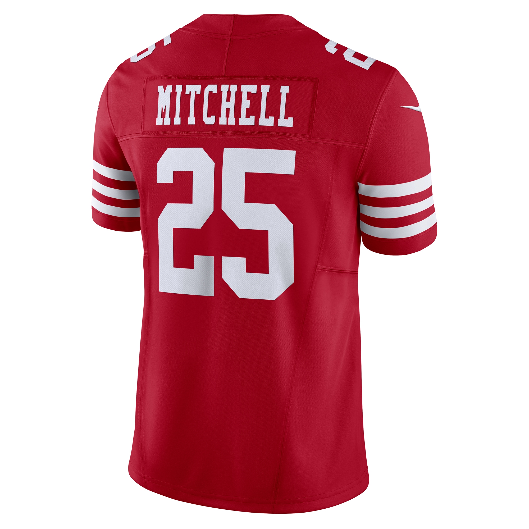 San Francisco 49ers Elijah Mitchell Scarlet Vapor F.U.S.E. Limited NFL Jersey Men's
