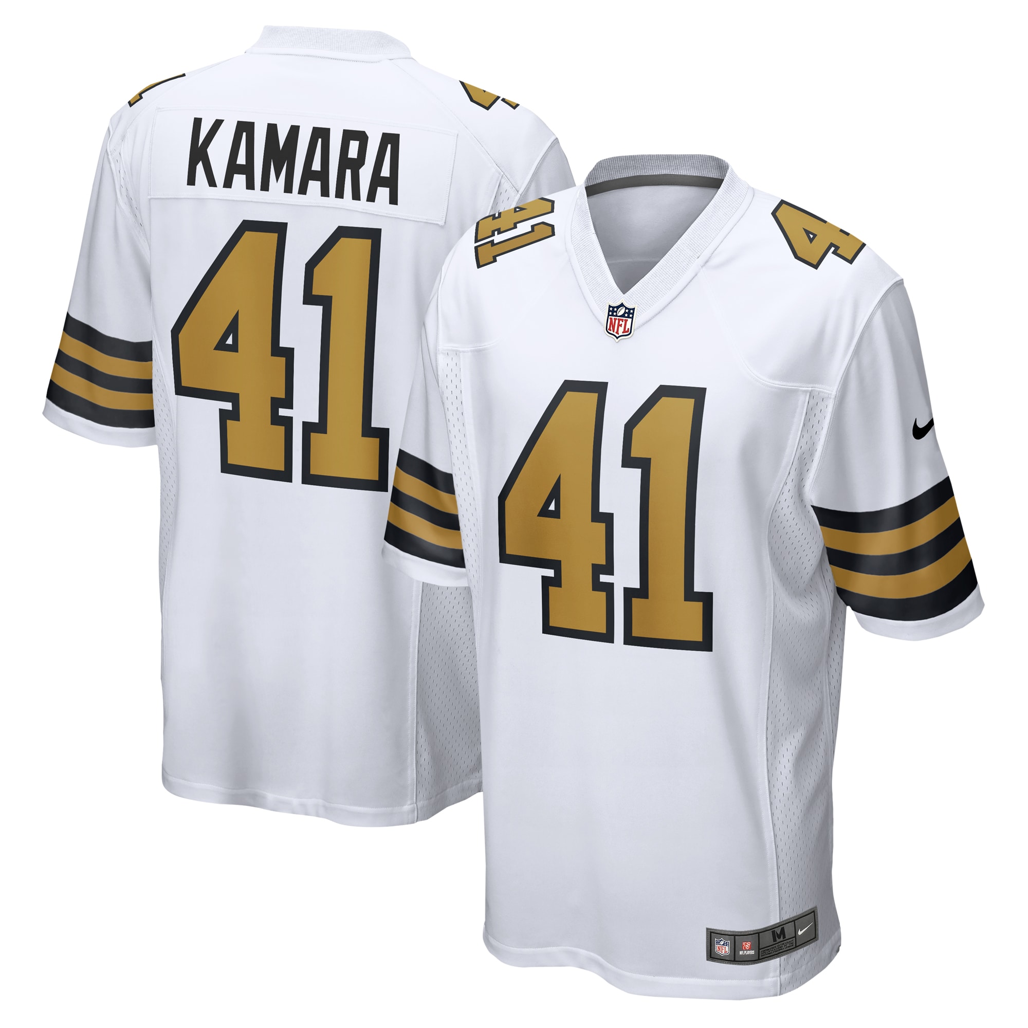 Alvin Kamara New Orleans Saints Nike Alternate Game Jersey - White