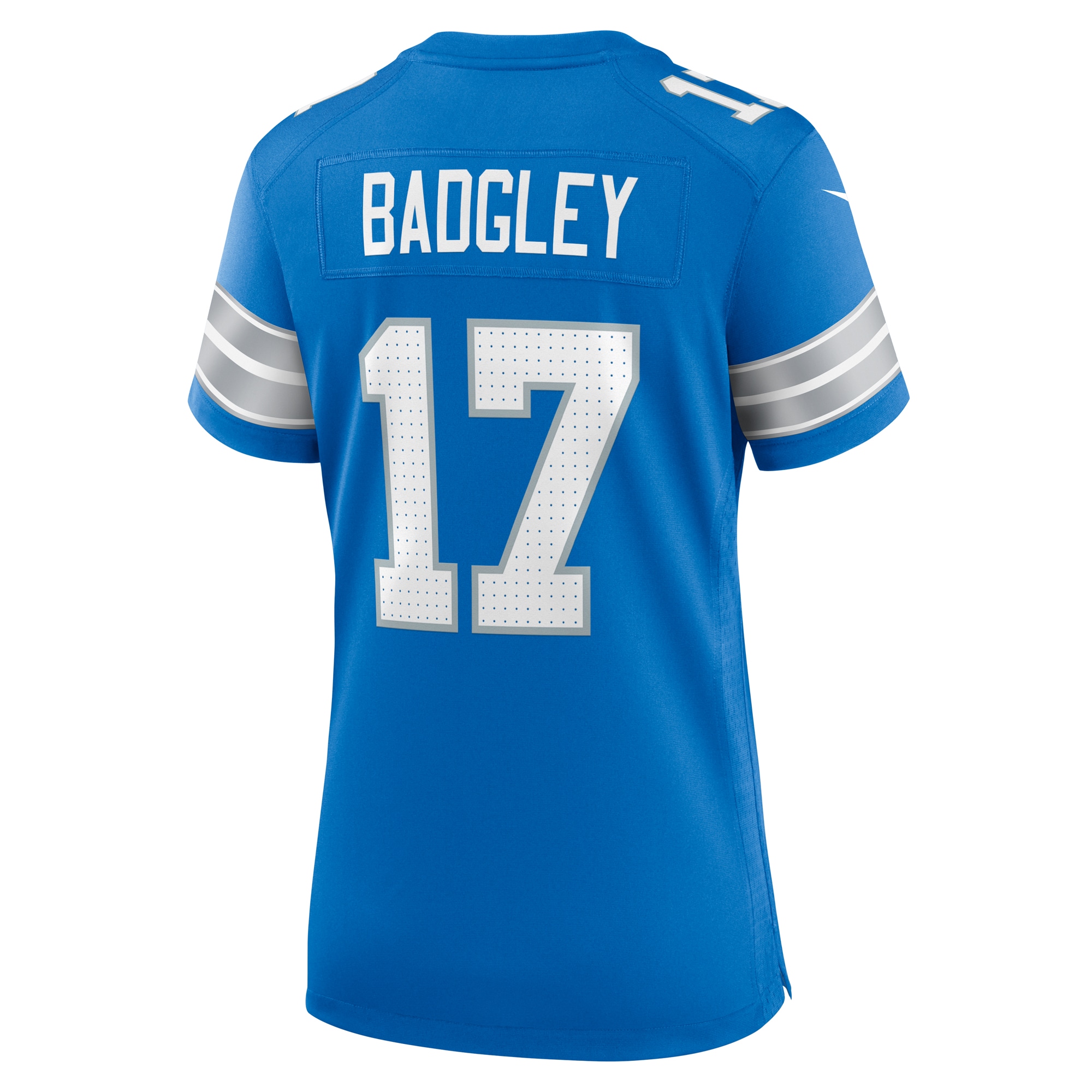 Detroit Lions Michael Badgley Blue Team Game NFL Jersey Women's