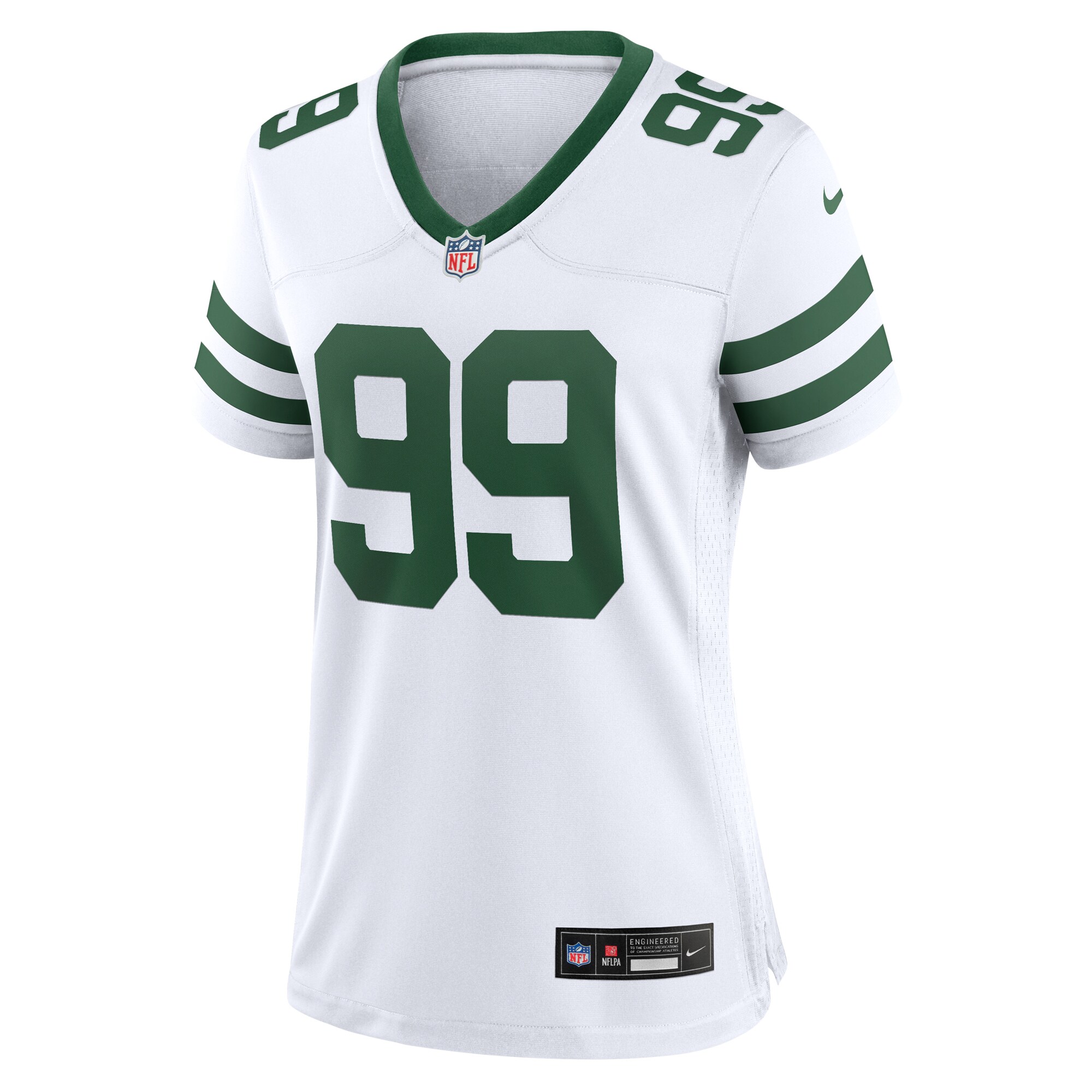 New York Jets Mark Gastineau White Legacy Retired Player Game NFL Jersey Women's