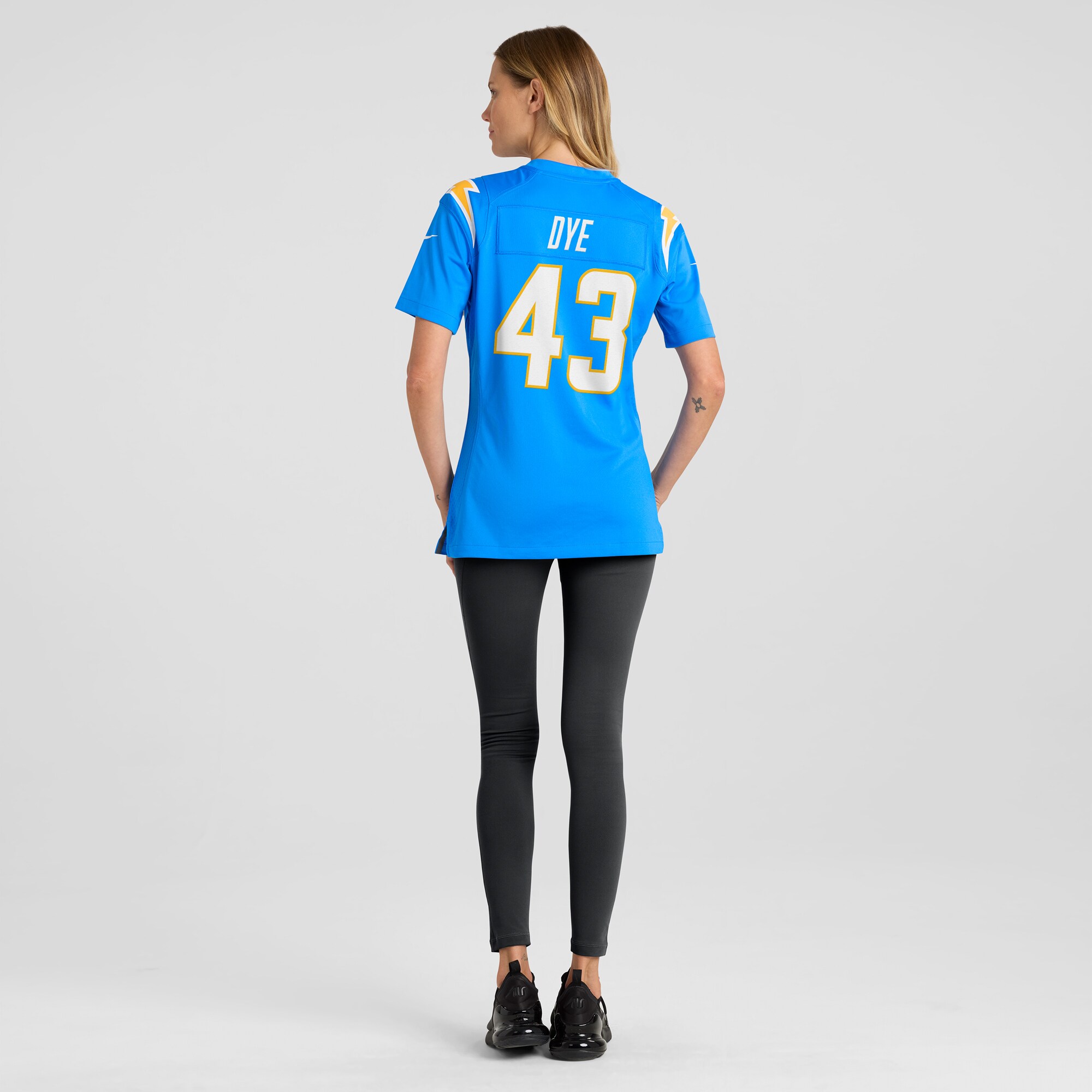 Los Angeles Chargers Troy Dye Powder Blue Game NFL Jersey Women's