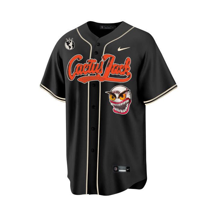 CJ Stroud 7 Houston Astros Cactus Jack Black MLB Jersey Men's