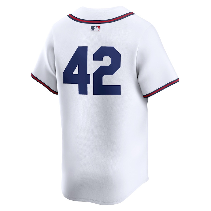 Atlanta Braves 2024 Jackie Robinson Day Home Limited White MLB Jersey Men's